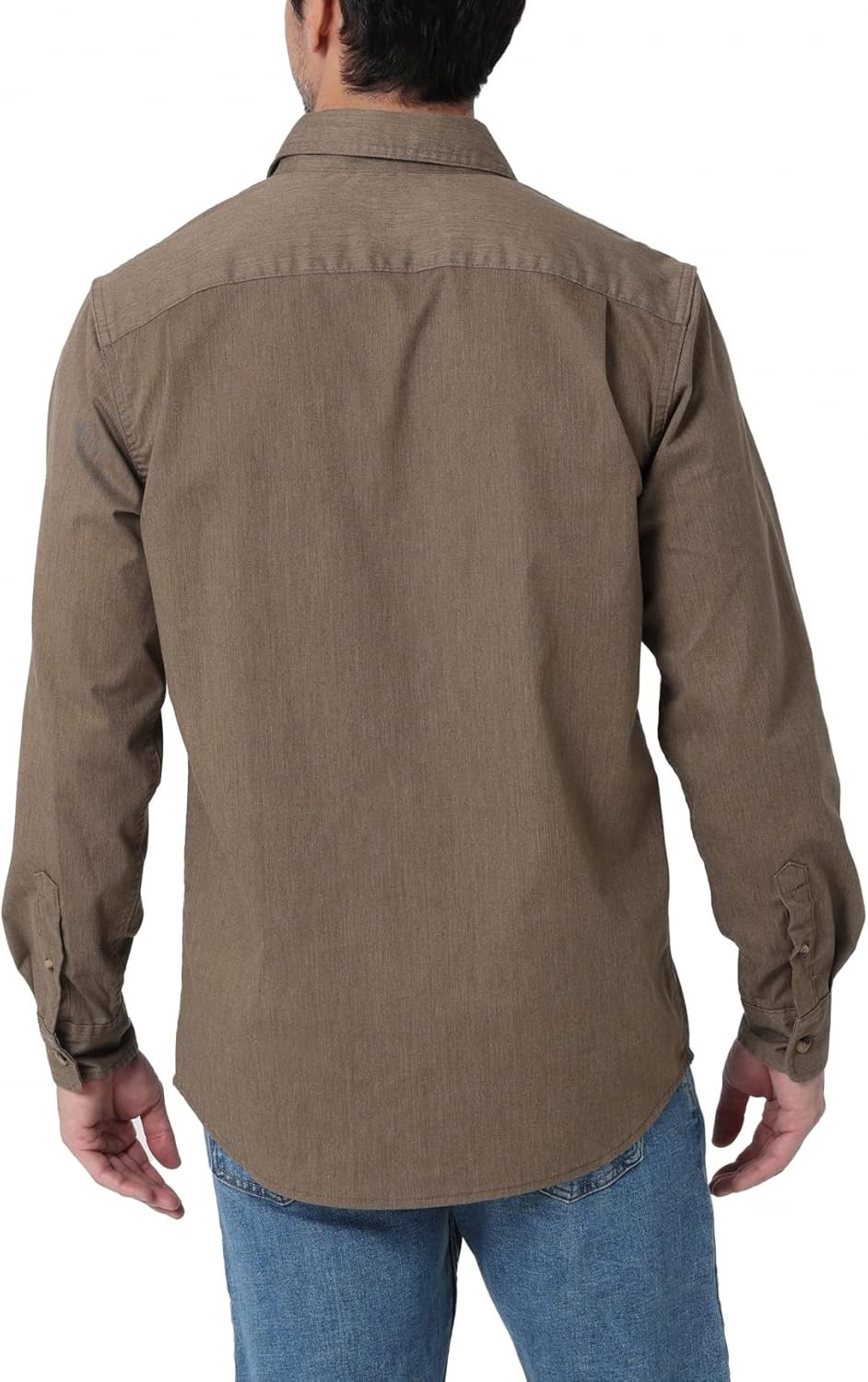 Wrangler Authentics Men's Long Sleeve Classic Woven Shirt - Image 3