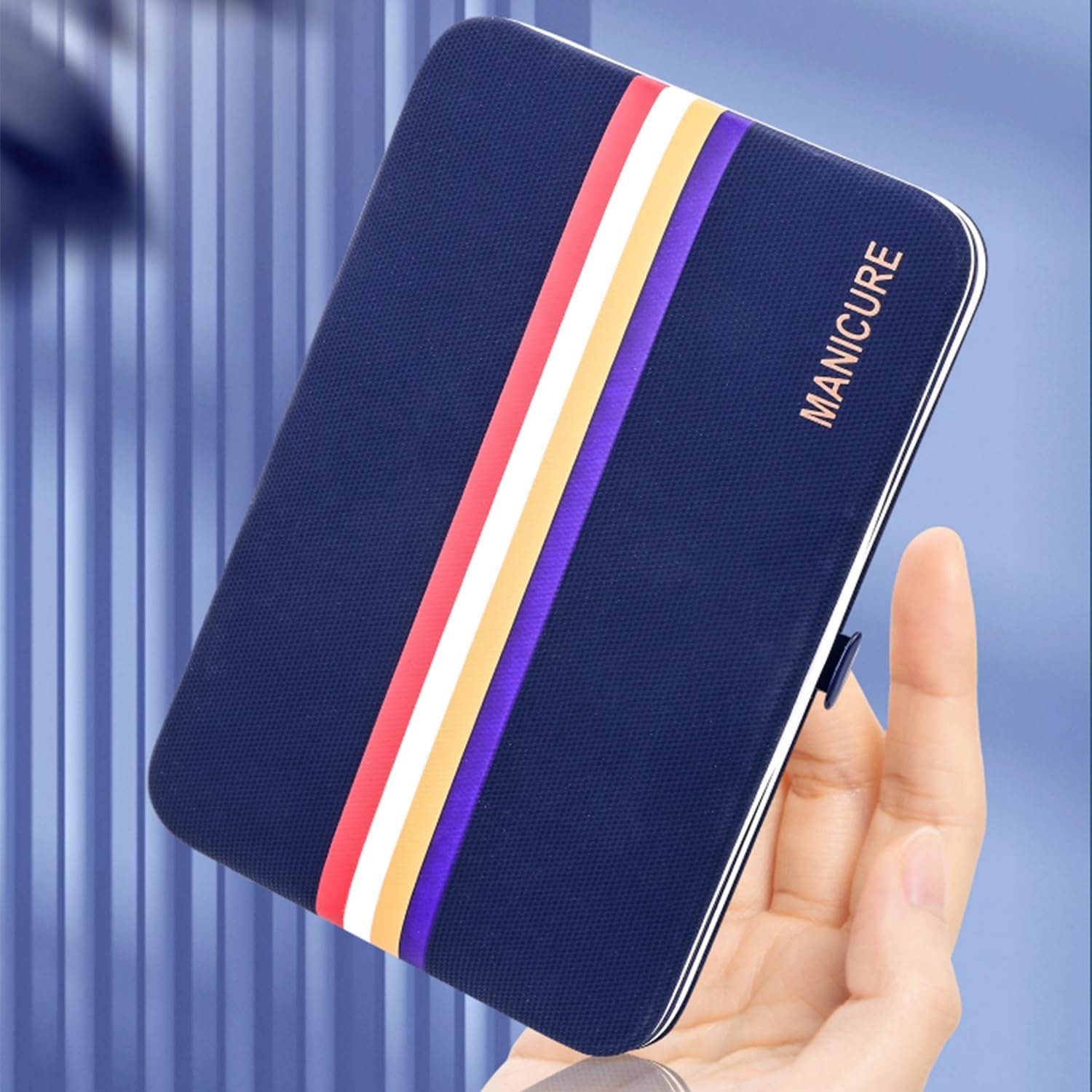 Nail Clippers Set - 19 Piece Manicure & Pedicure Kit, Stainless Steel Fingernail & Toenail Tools with Luxurious Travel Case for Men & Women - Image 8