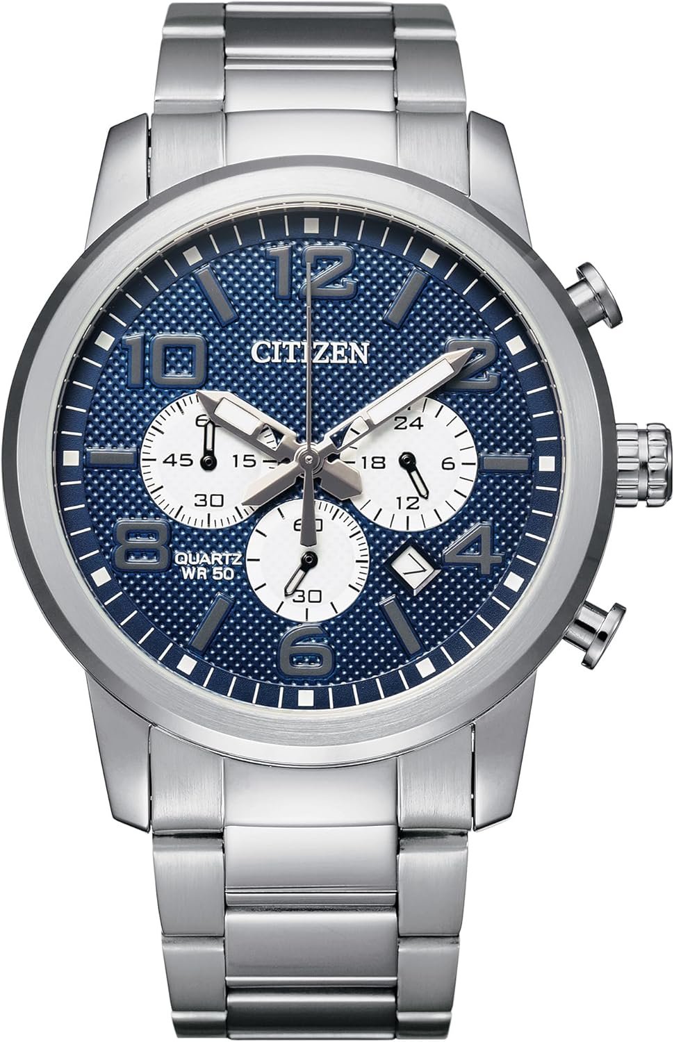 Citizen Quartz Mens Watch, Stainless Steel, Classic - Image 2