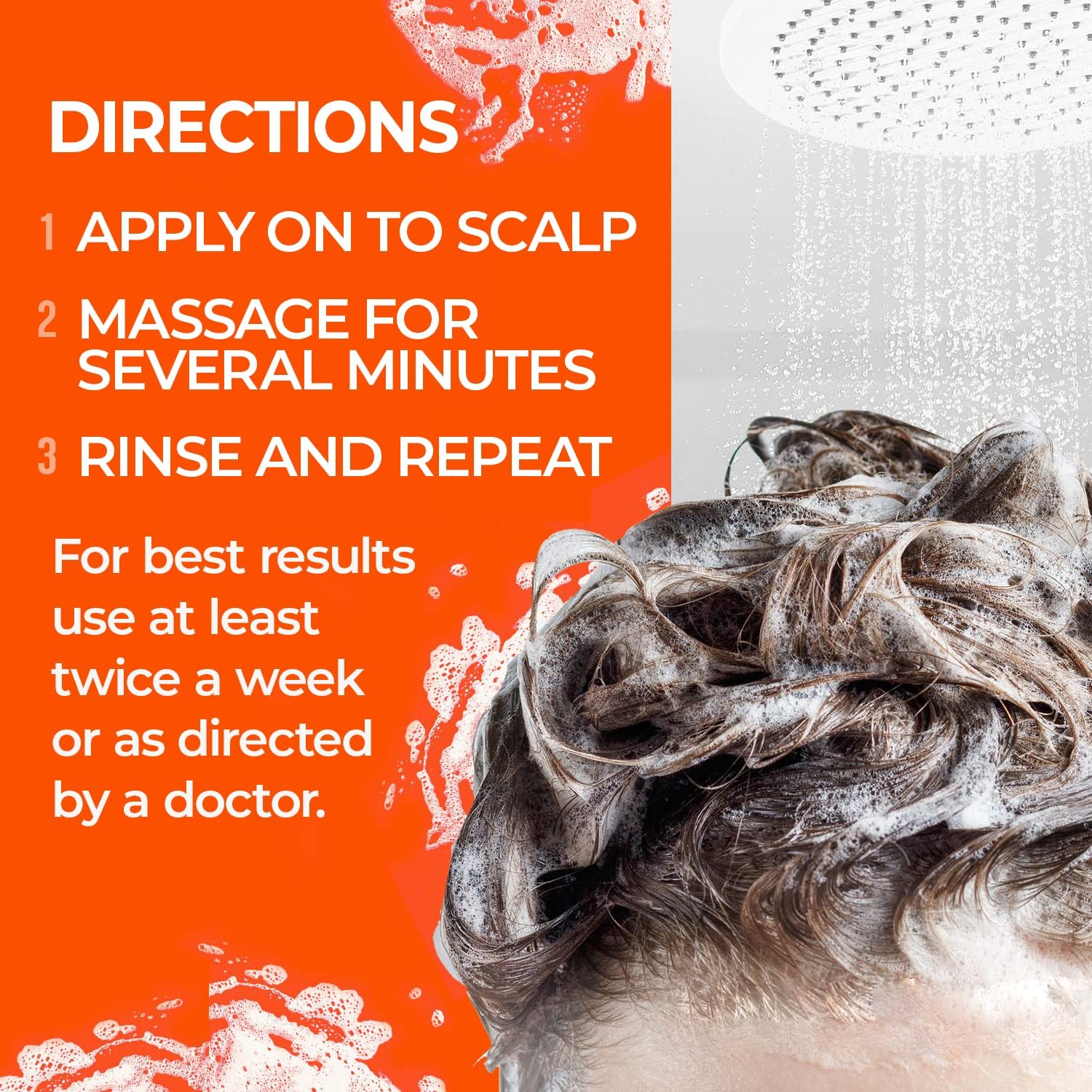 Medicasp Coal Tar Anti-Dandruff Shampoo, Alleviates Symptoms from 1st Wash, Treats Psoriasis, Seborrheic Dermatitis & Itchy Dry Scalp, Fights the Root Cause of Dandruff, Flakes Shampoo, 6 fl oz - Image 8