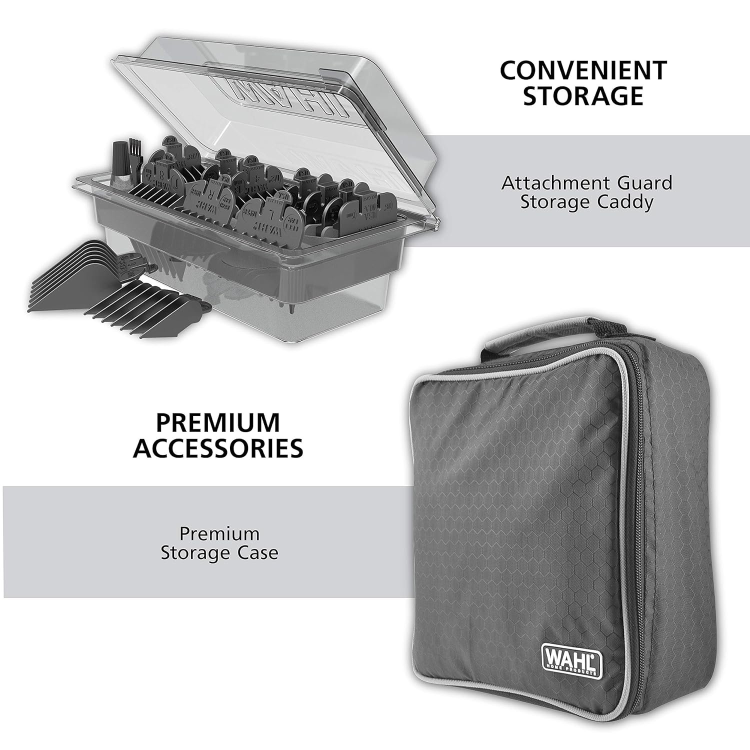 WAHL Lithium Pro Cordless Haircut & Touch Up Kit With Case, 23 Pieces - Image 5