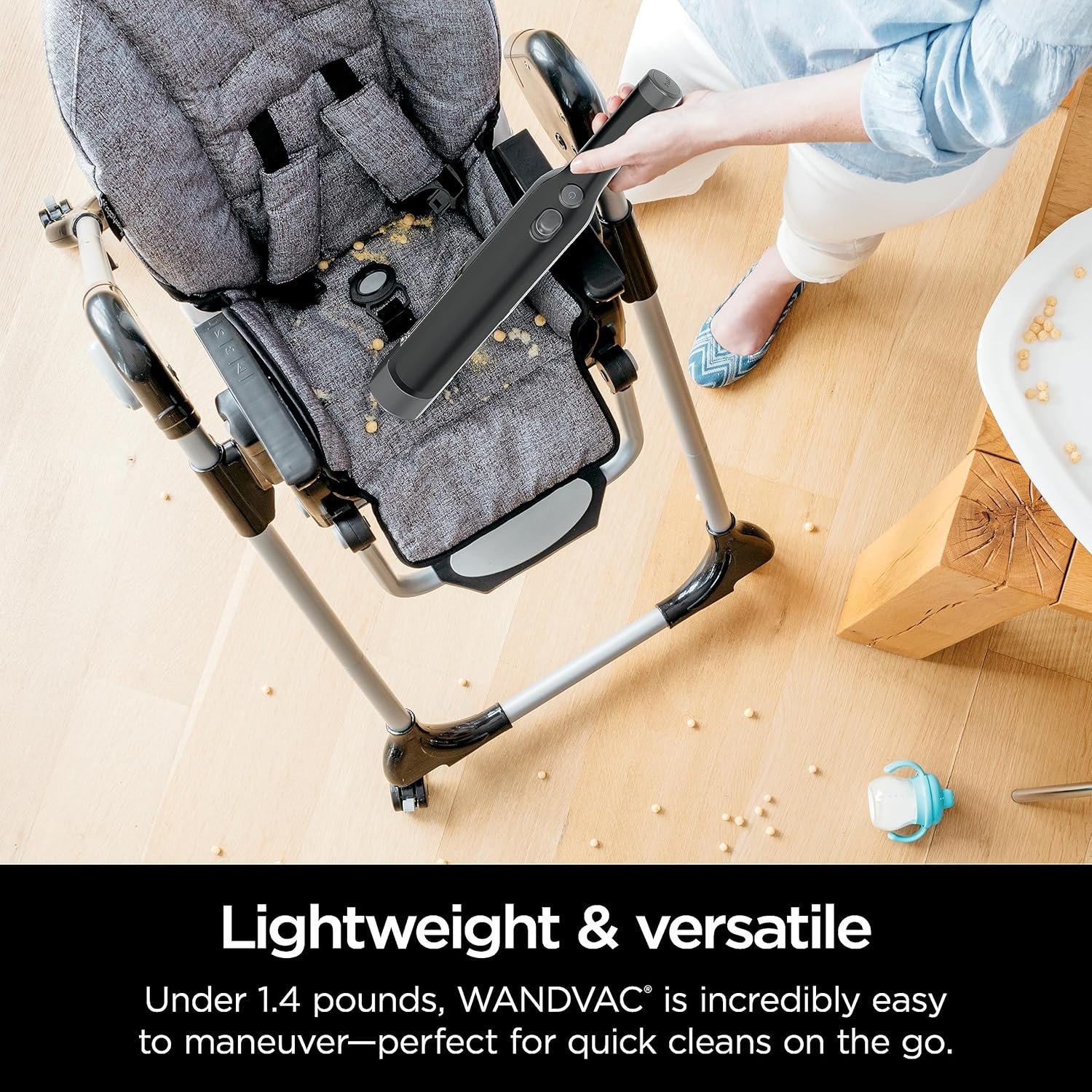 Shark WV201BK WANDVAC Cordless Hand Vac, Lightweight & Portable at 1.4 lbs. with Powerful Suction, Charging Dock, One-Touch Empty for Car & Home,Mattress,Duster Crevice Tool Included,Black(Pack of 1) - Image 5