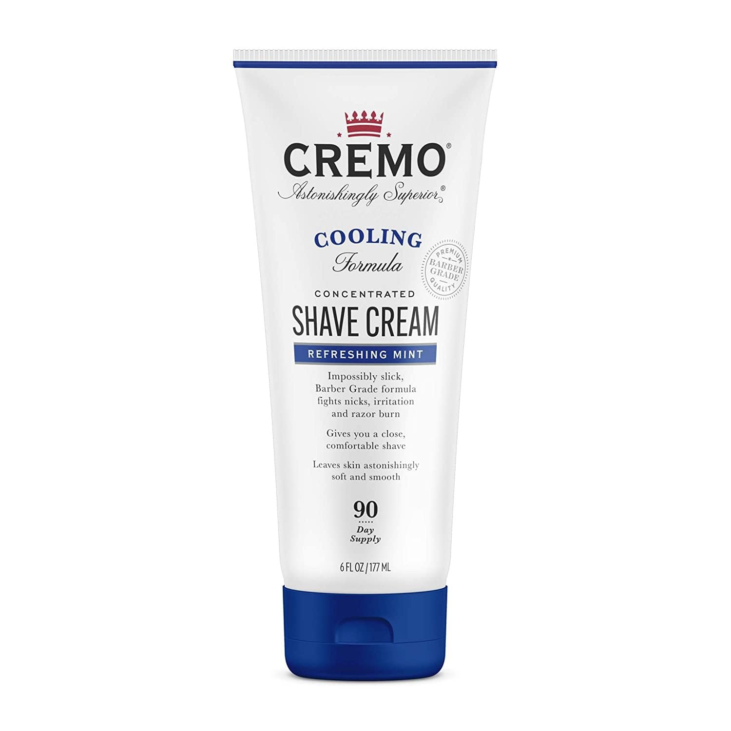 Cremo Barber Grade Sandalwood and Cooling Shave Creams, Ultra-Slick Shaving Cream for Men, Fights Nicks, Cuts and Razor Burn, 2 x 6 Fl Oz - Image 6