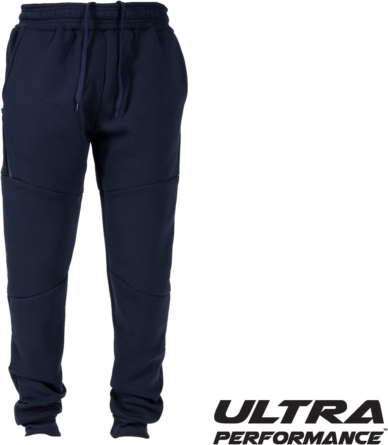 Ultra Performance 3 Pack Fleece Active Tech Joggers for Men, Mens Sweatpants with Zipper Pockets - Image 3