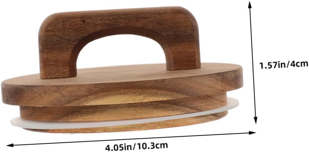 Wide Jar Lids Wooden Handle Reusable Silicone Seal Storage Lids Airtight Jar Covers Food Storage - Image 8