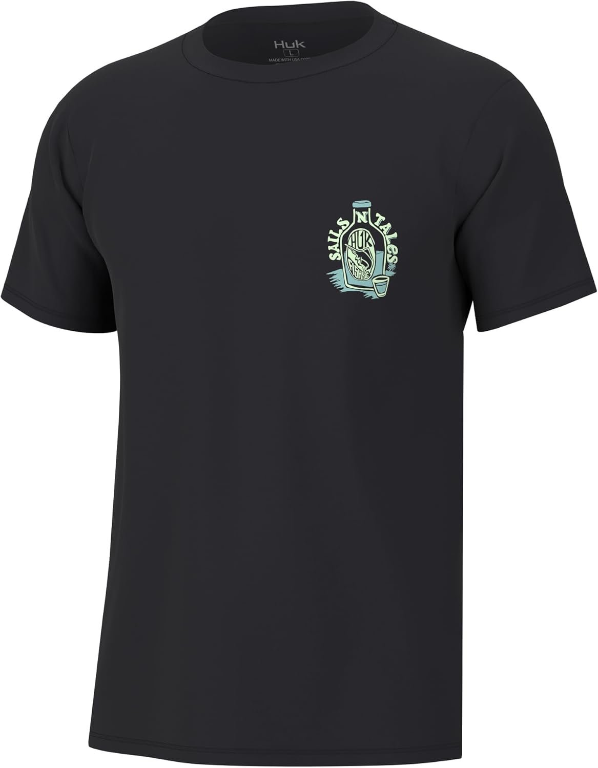 HUK Men's Fishing Graphic Tee, Performance Short Sleeve, Quick-Dry - Image 3