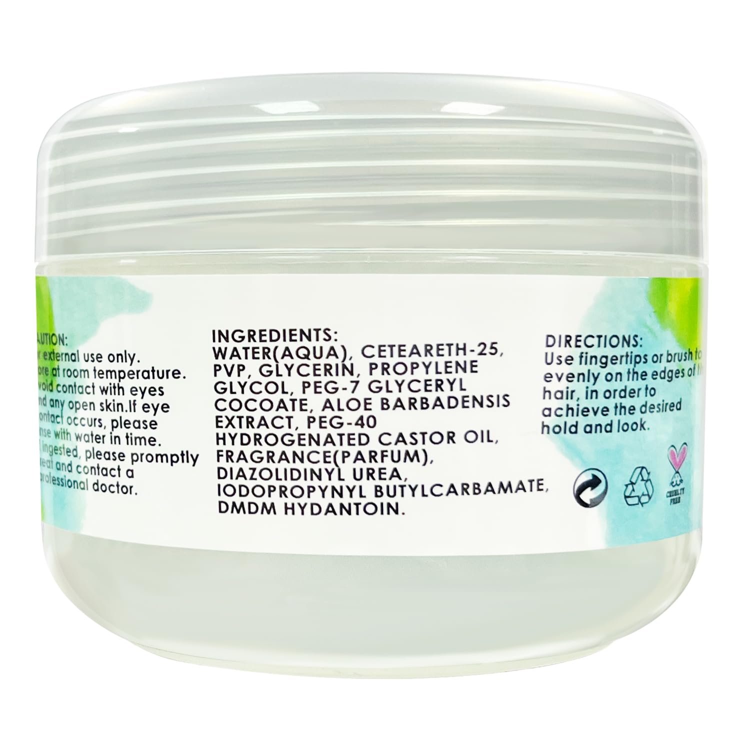 Edge Control Perfect Performance Long Lasting No White Residue Extreme Strong Hold High Shining with Aloe Natural Formula Hair Gel for Women, 6.53 Ounces (PACK OF 1) - Image 7