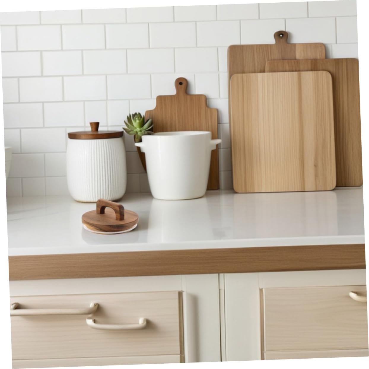 Wide Jar Lids Wooden Handle Reusable Silicone Seal Storage Lids Airtight Jar Covers Food Storage - Image 6