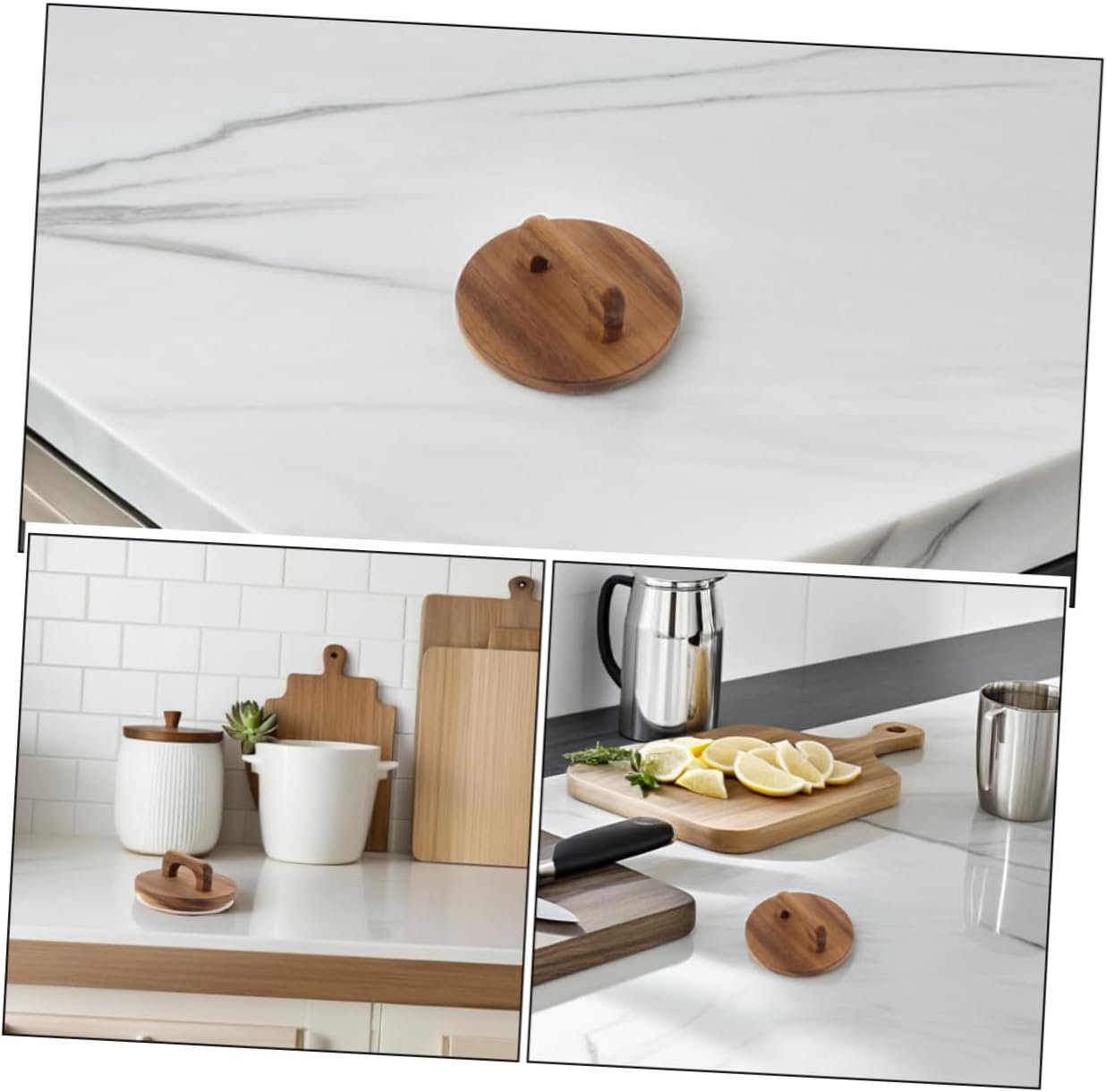 Wide Jar Lids Wooden Handle Reusable Silicone Seal Storage Lids Airtight Jar Covers Food Storage - Image 4