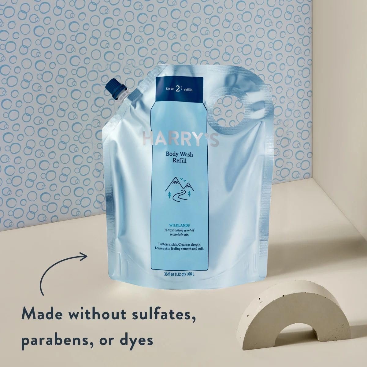 Harry's Men's Body Wash Refill, Wildlands Scent, 36 Fl Oz - Image 4