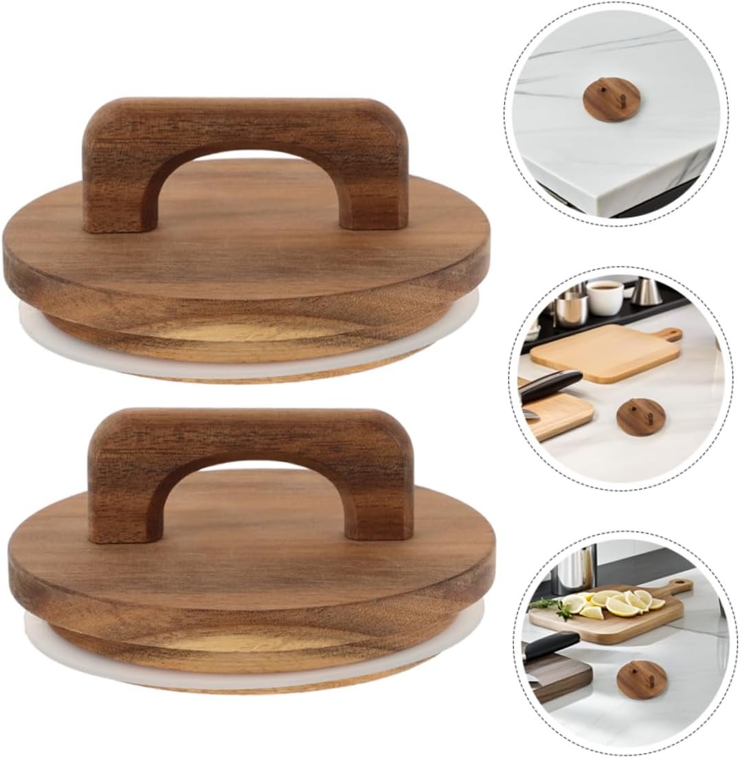 Wide Jar Lids Wooden Handle Reusable Silicone Seal Storage Lids Airtight Jar Covers Food Storage - Image 10