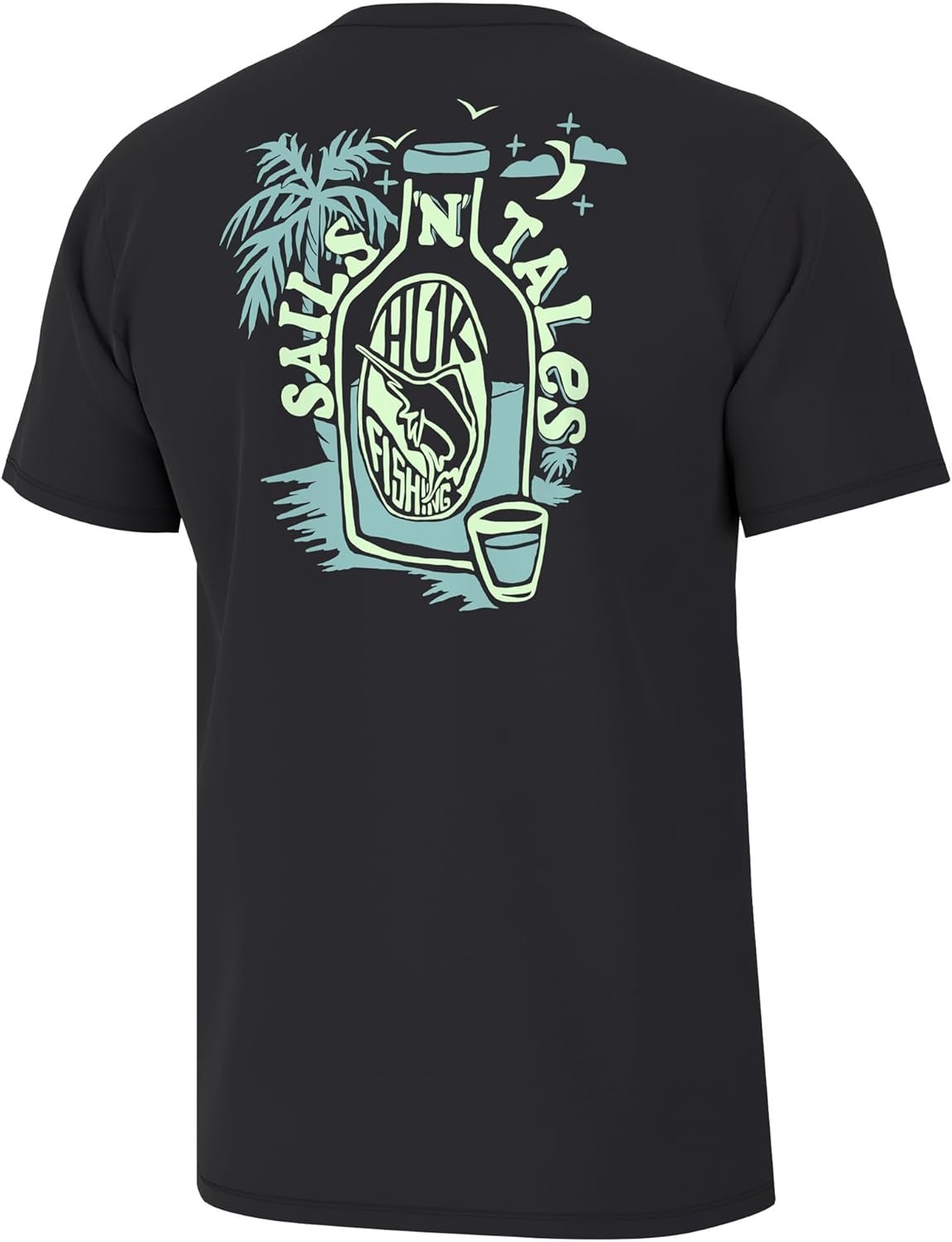 HUK Men's Fishing Graphic Tee, Performance Short Sleeve, Quick-Dry - Image 2