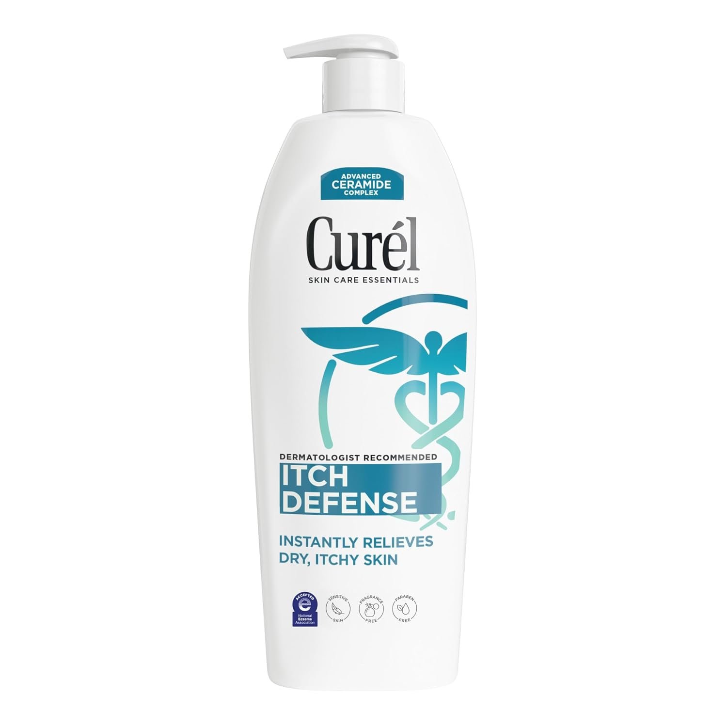 Curel Itch Defense Calming Body Lotion, Moisturizer for Dry, Itchy Skin, Body and Hand Lotion, with Advanced Ceramide Complex, Pro-Vitamin B5, Shea Butter, 20 Oz - Image 2