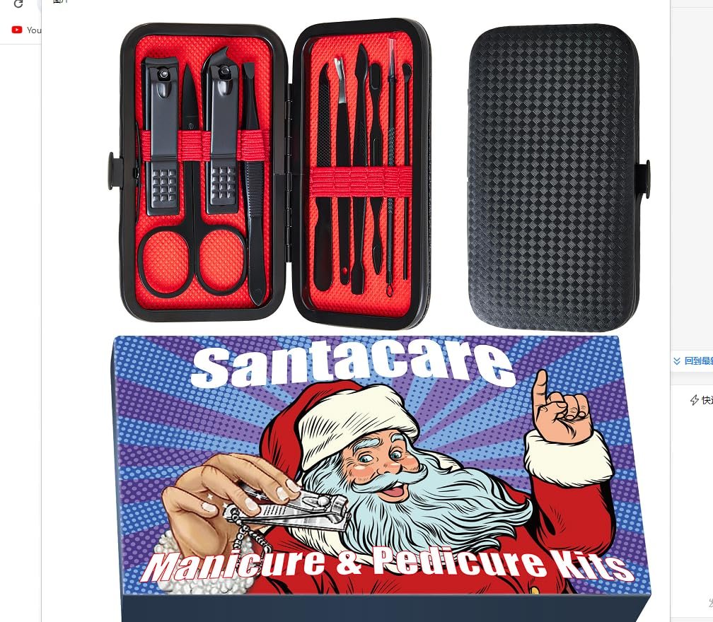 Nail Clipper Set 10 in 1 Manicure Set Professional Women Men lover Gifts, Mens Nail Grooming kit manicure kit for women Dad Traveling and Home Manicure & Pedicure kits - Image 4