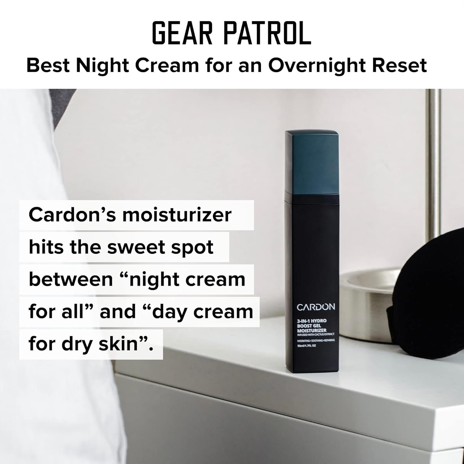 Cardon | Anti-Aging Face Moisturizer for Men | Korean Skincare Facial Lotion | Hydro Boost Gel | Healing Cactus Extract, Reduce Wrinkles, Repair Acne Scars | Ultra Light Face Cream (1 CT) - Image 9