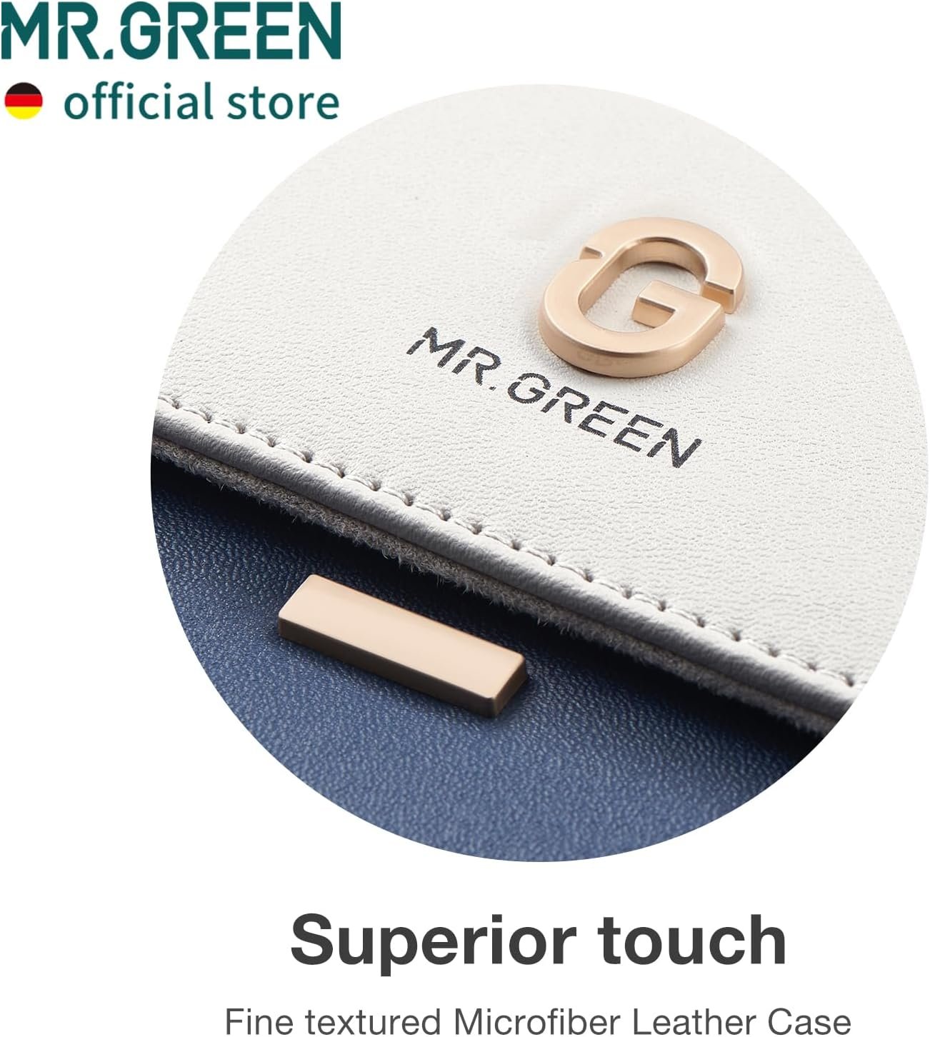 MR.GREEN Manicure Sets Nail Clipper Set 8 in 1 Pedicure Kits Stainless Steel Personal Care Tools with Microfiber Leather Case(Mr-6659) - Image 7