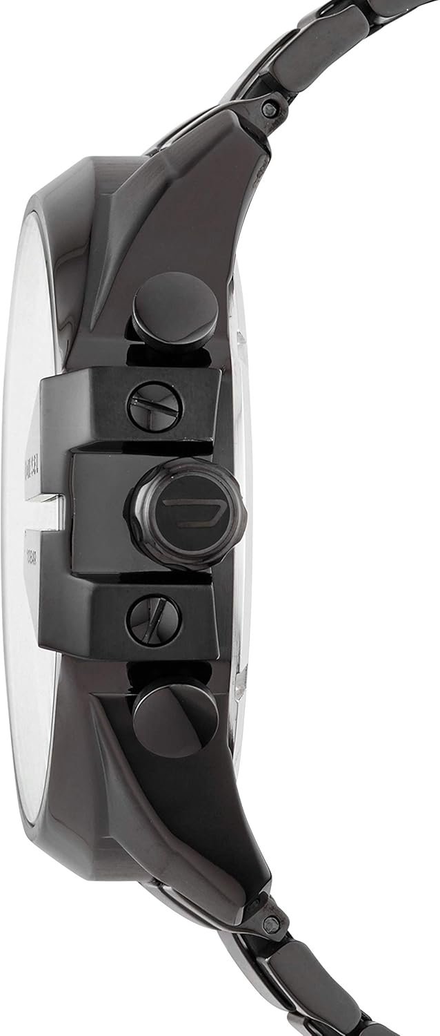 Diesel Mega Chief Stainless Steel Men's Watch with Analog or Digital Movement - Image 3