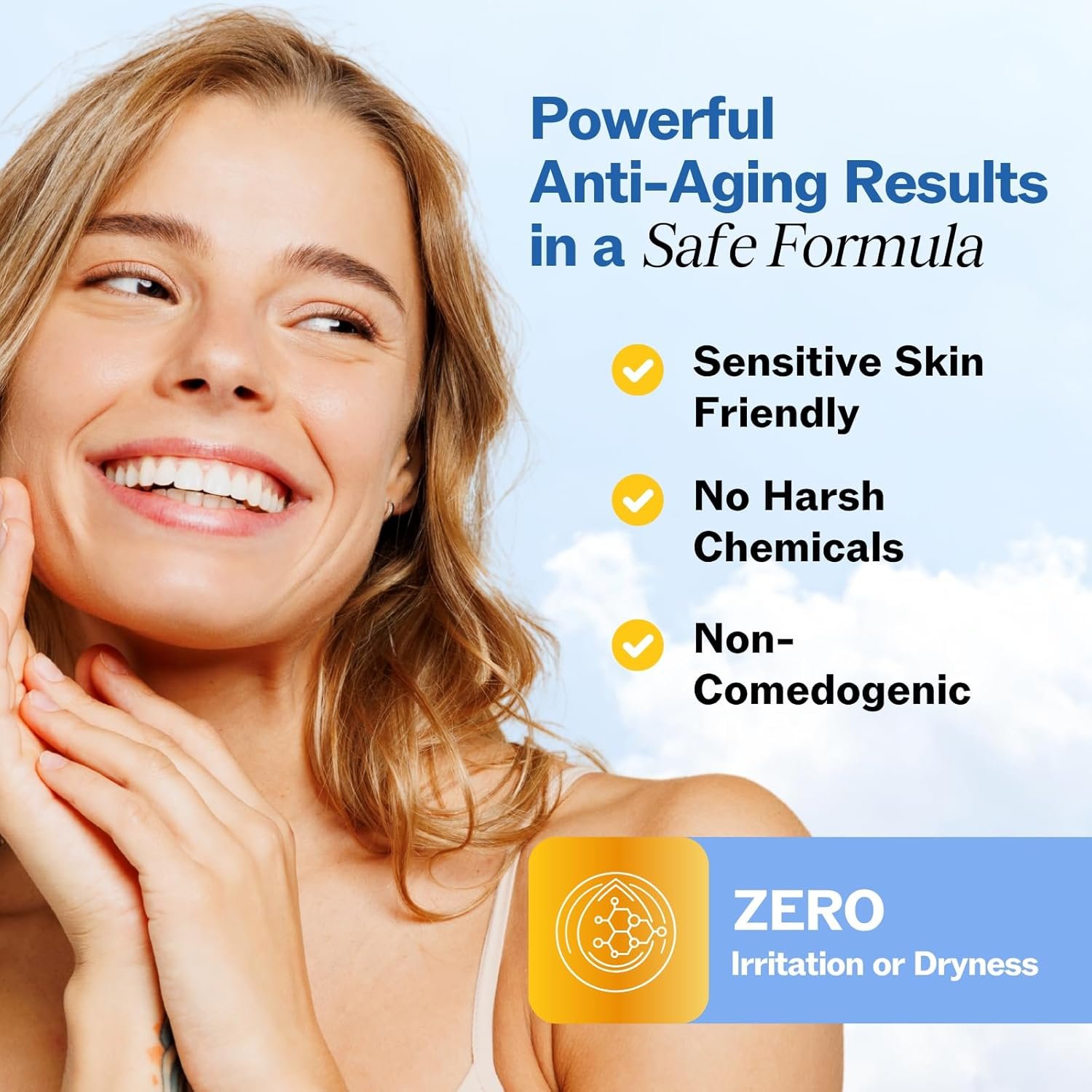 LilyAna Naturals Anti Aging Retinol Face Cream for Women – Wrinkle & Neck Cream for Firming, Retinol Moisturizer for Face with Hyaluronic Acid, Hydrating Night Cream for Fine Lines, Collagen Boost - Image 7