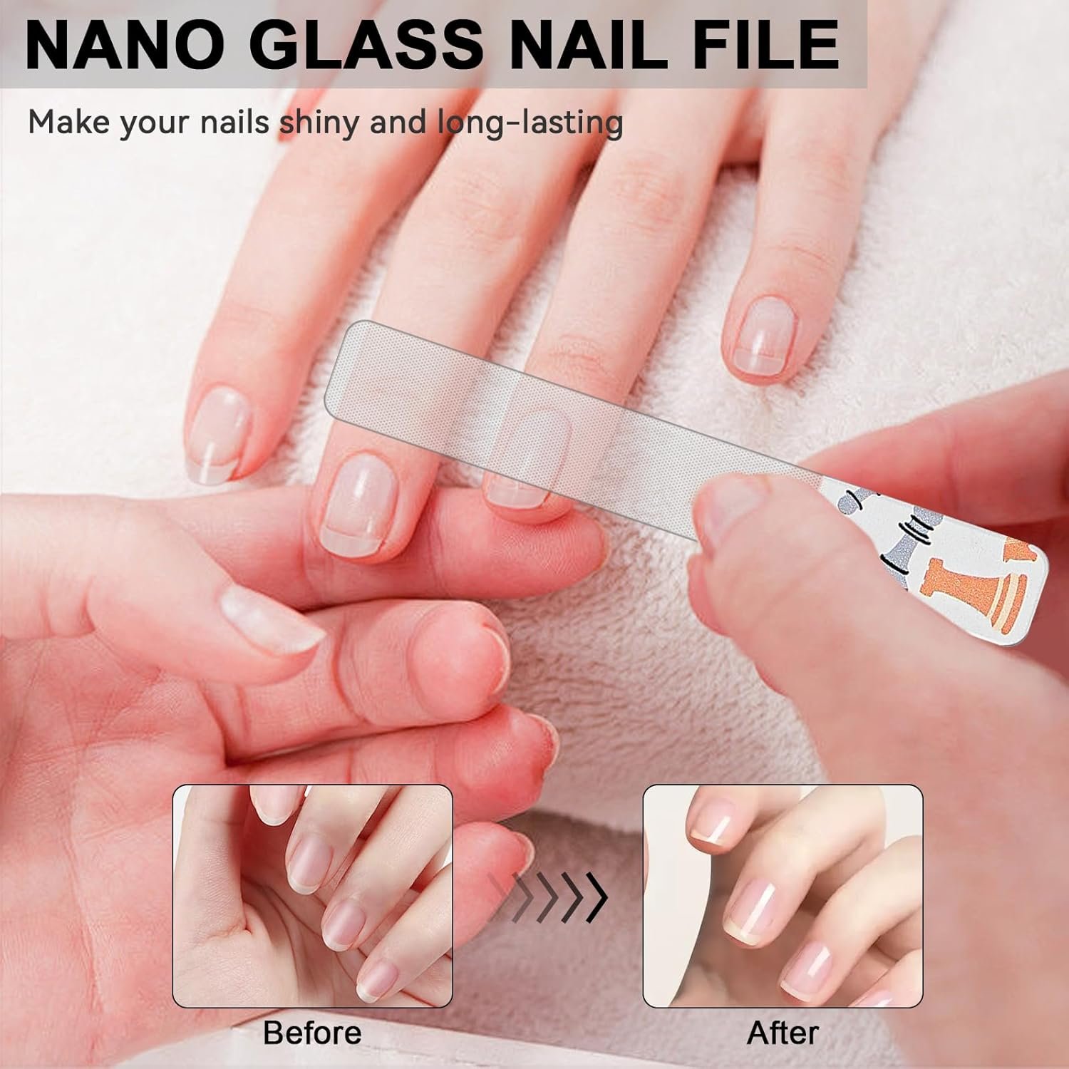 Manicure Set Nail Clippers Kit Professional Manicure Pedicure Care Tools 10pcs Stainless Steel Men Women Personal Care Grooming kit for Home Travel or Gift (Chess) - Image 6