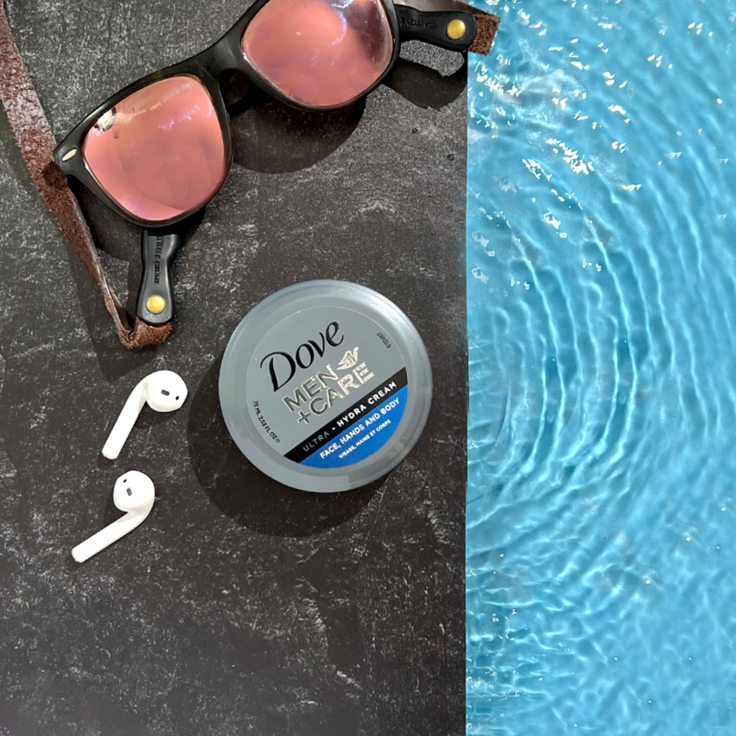 Dove Men+Care Ultra Hydra Cream - Dove Lotion, 3-In-1 Advanced Skin Care for Men, Face Cream, Hand & Body Lotion for Dry Skin, 2.53 Fl Oz (Pack of 24) - Image 6