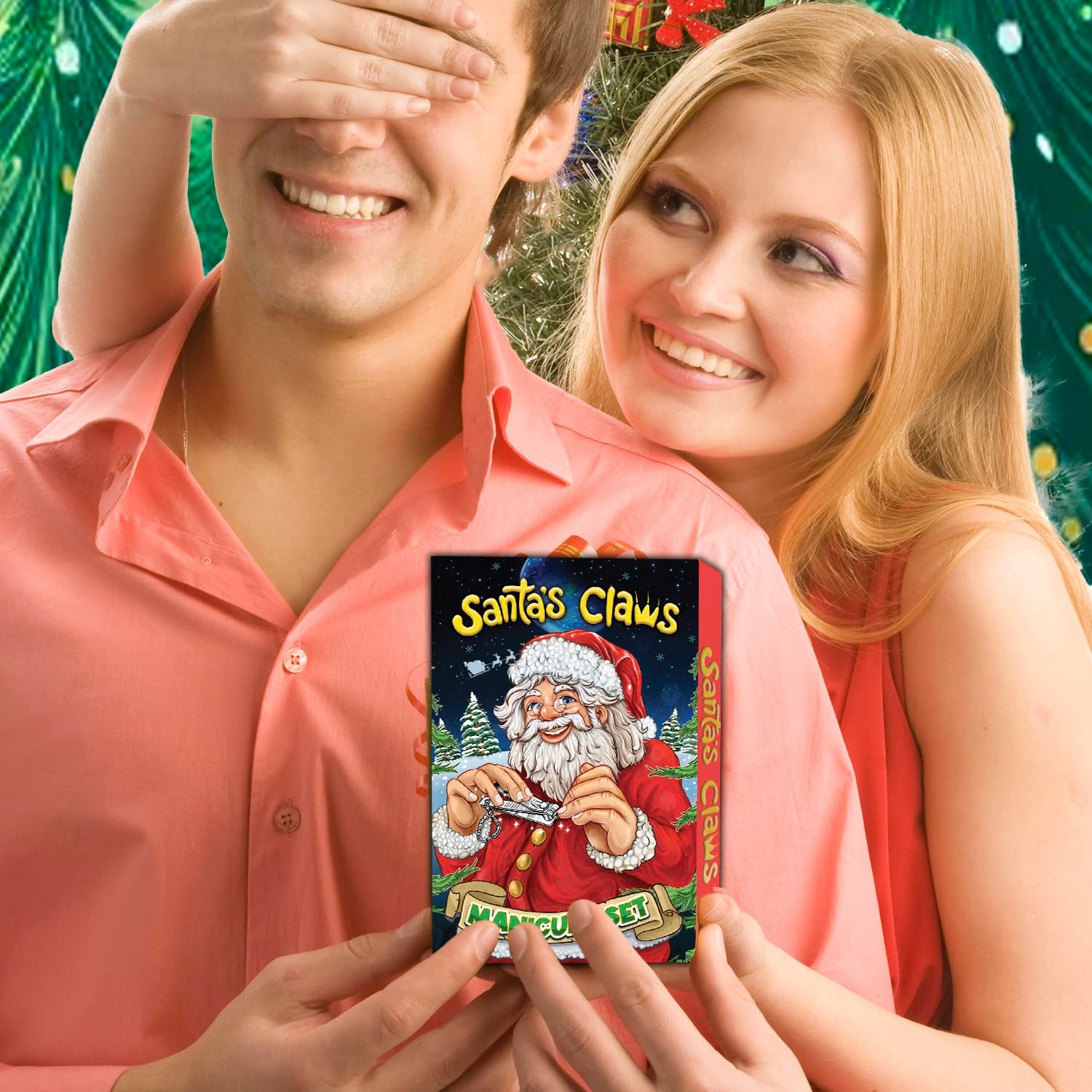 Manicure Set 8 In 1 - Christmas Stocking Stuffers for Men, Funny Christmas Gifts Box, Unique Womens Stocking Stuffers Teen Girls Boys Mom Dad Gift for Him Her Nail Clipper Kit Teenagers Wife Boyfriend - Image 7