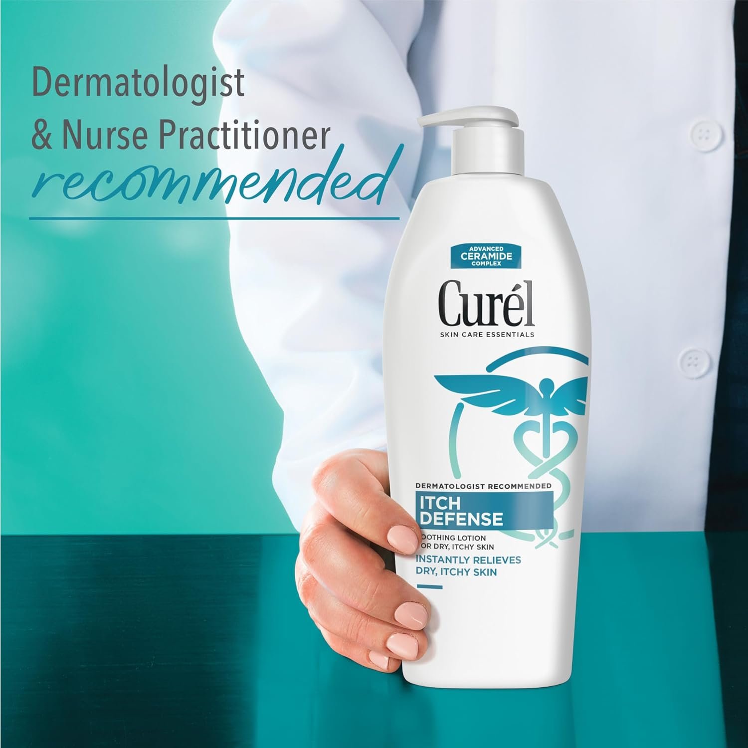 Curel Itch Defense Calming Body Lotion, Moisturizer for Dry, Itchy Skin, Body and Hand Lotion, with Advanced Ceramide Complex, Pro-Vitamin B5, Shea Butter, 20 Oz - Image 7