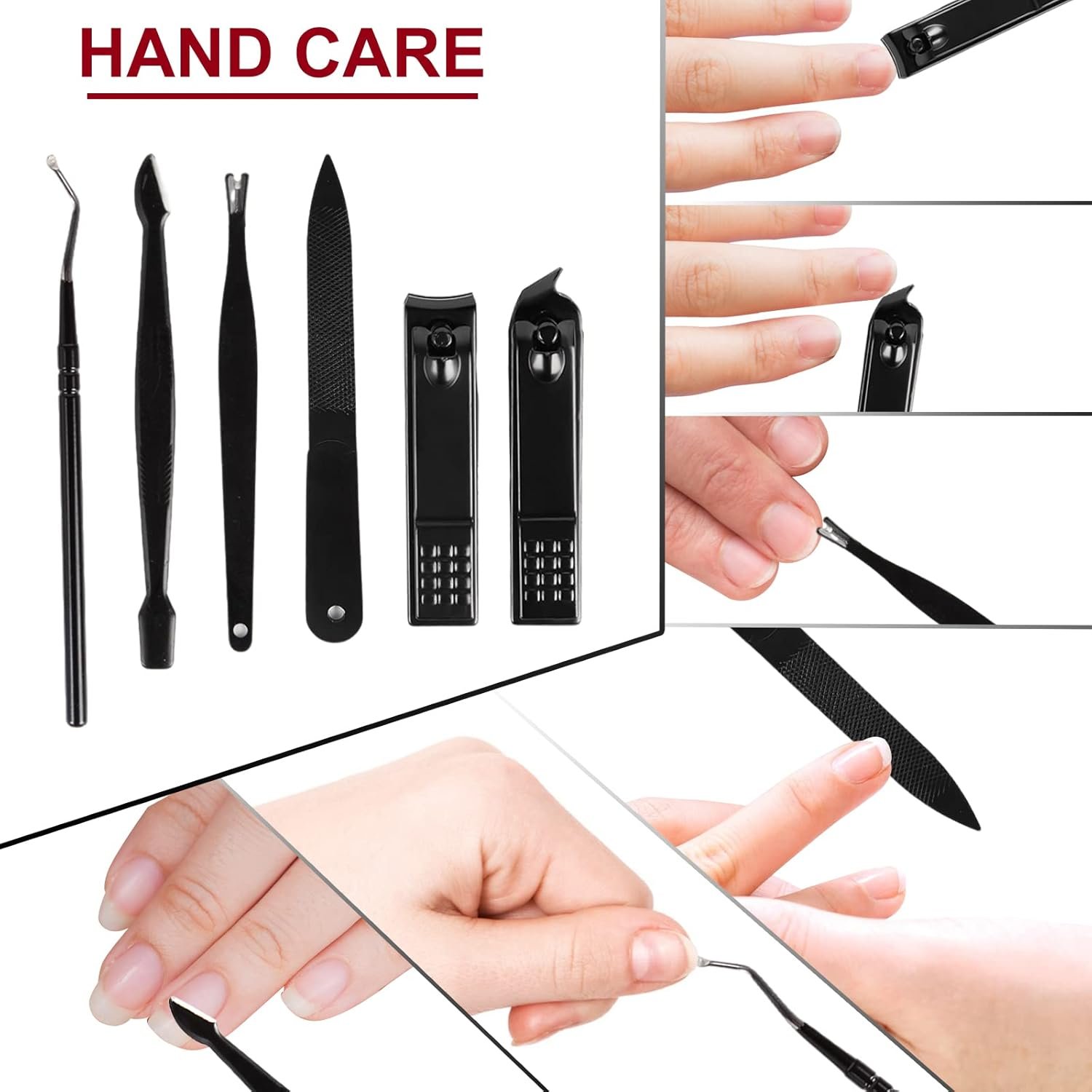 Manicure Set and Nail Clippers Set Pedicure Kit 18 in 1,Stainless Steel Material Cuticle Trimmer, Professional Nail Clipper Set, Portable Travel Grooming Set,Also A Great Gift. - Image 3