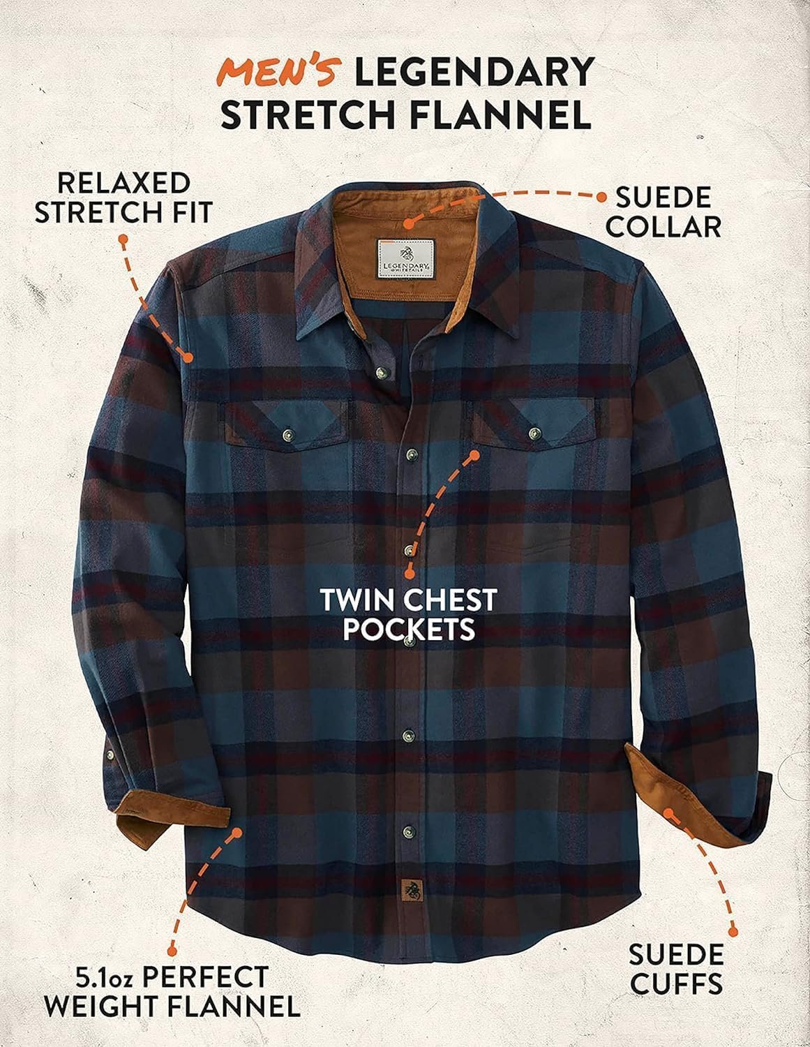 Legendary Whitetails Men's Legendary Flannel Shirt - Image 5