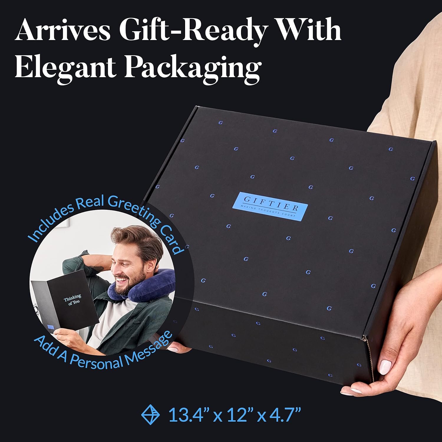 Get Well Soon Gift Basket – Care Package for Men w/Memory Foam Pillow, Massage Roller, Plush Blanket, Socks, Puzzle Book, Greeting Card – Curated Get Well Gift Basket for Men After Surgery - Image 7