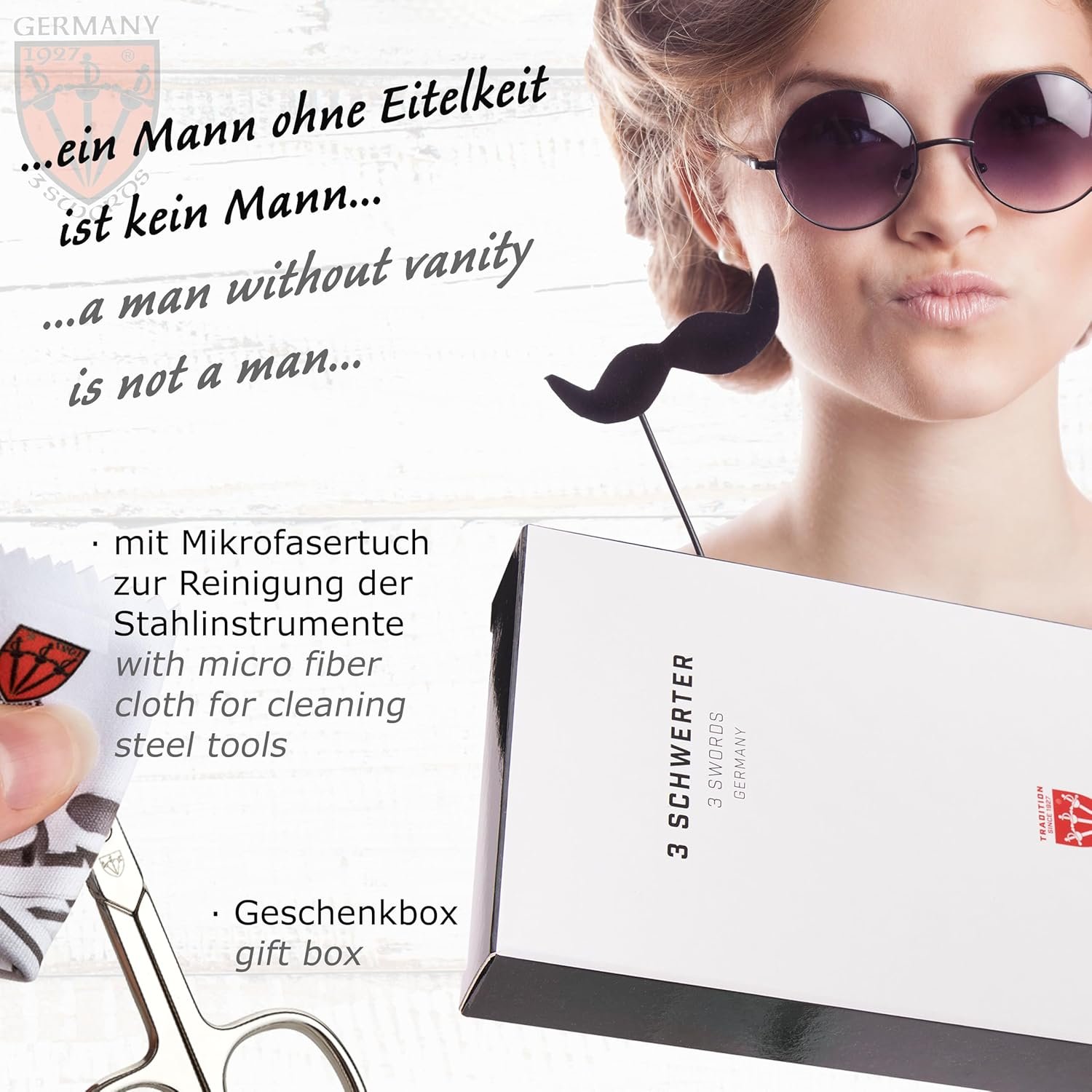 3 Swords Germany – MEN's kit - manicure pedicure beard ear ALL IN ONE - stainless steel tools - Image 7