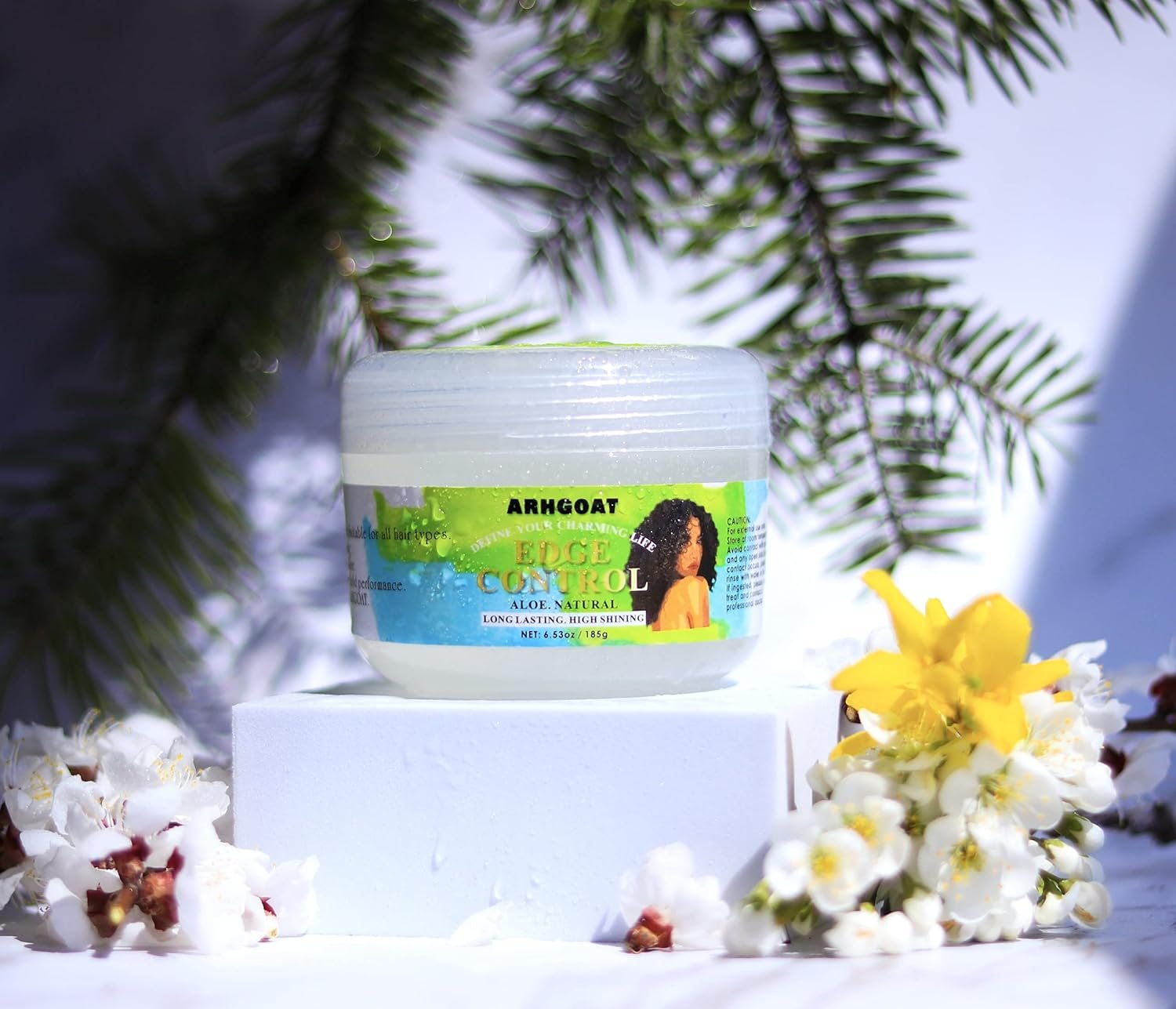 Edge Control Perfect Performance Long Lasting No White Residue Extreme Strong Hold High Shining with Aloe Natural Formula Hair Gel for Women, 6.53 Ounces (PACK OF 1) - Image 6