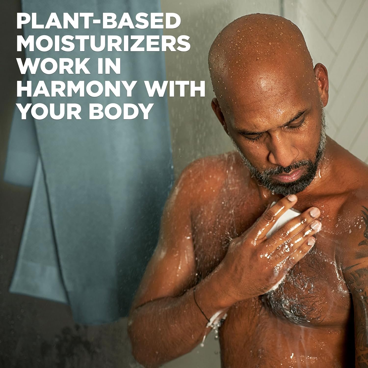 DOVE MEN + CARE Cleansing Bar Soap Sandalwood + Cardamom Oil 4 Bars to Rebuild Skin in the Shower, a 4in1 Hair, Body, Face & Shaving Bar with Plant-Based Cleanser and Natural Oils 5 oz - Image 7