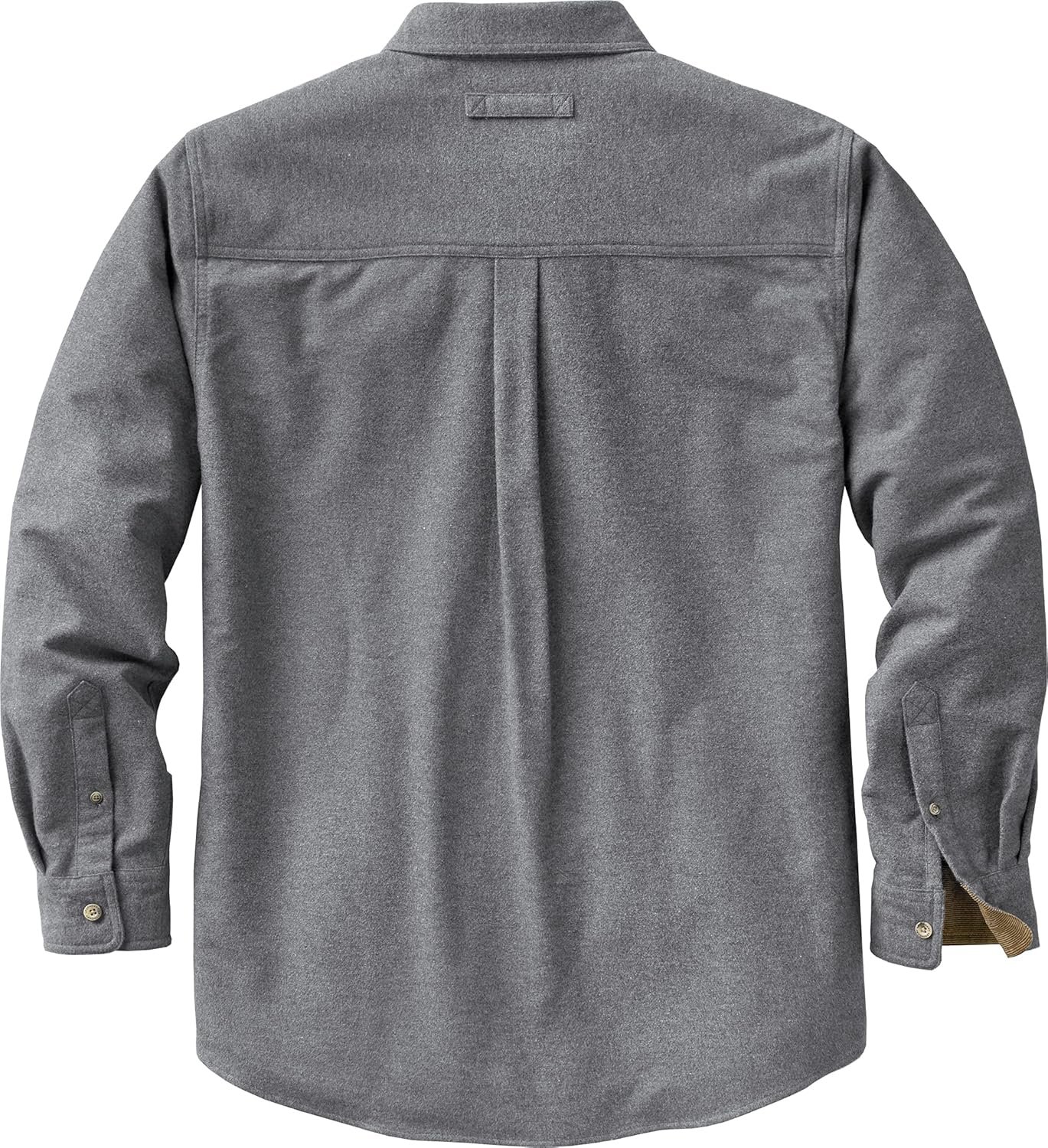 Legendary Whitetails Men's Buck Camp Flannel, Long Sleeve Plaid Button Down Casual Shirt, Corduroy Cuffs - Image 3