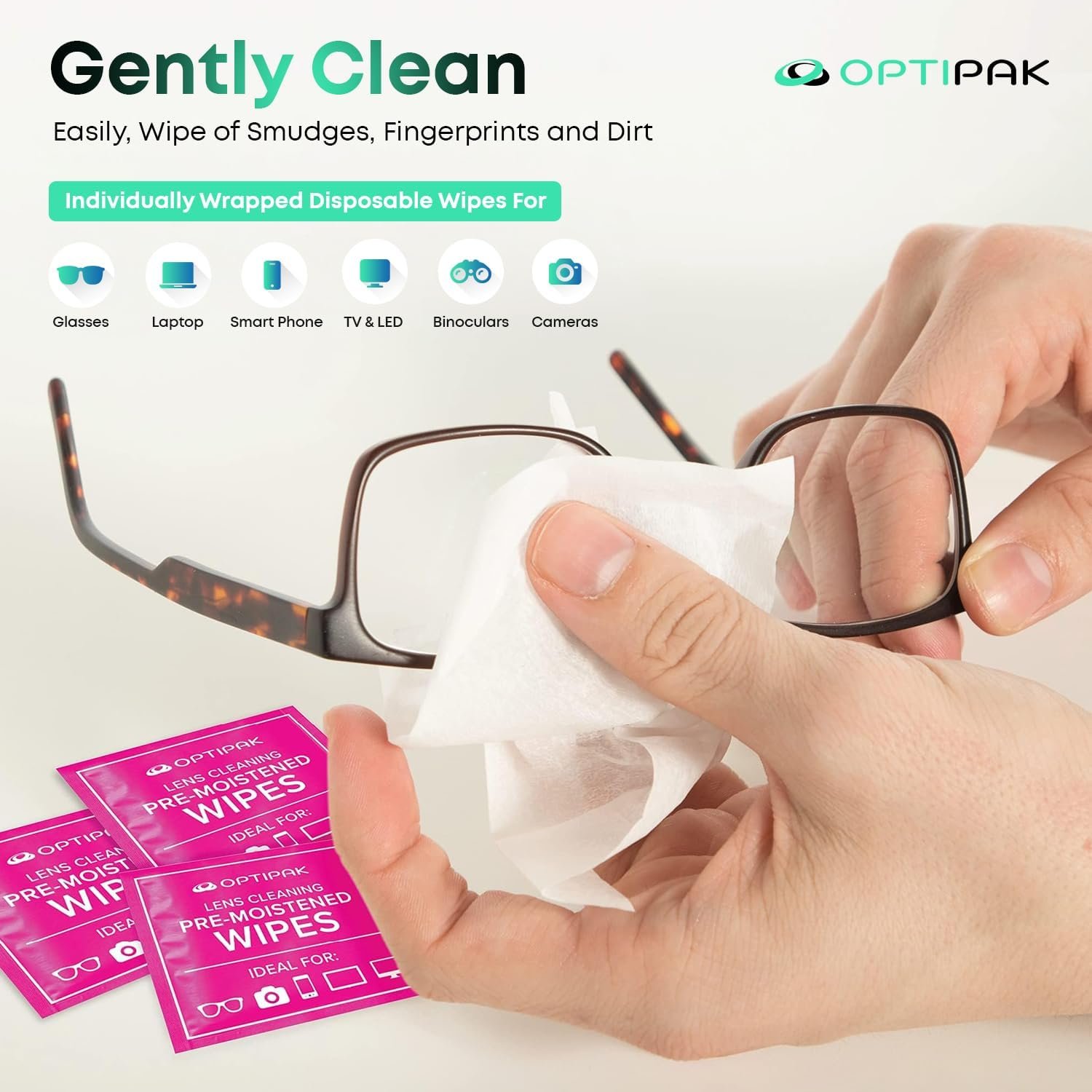 Sparkle Gel Anti-Reflective Safe Lens Cleaner Spray Kit - (2) 2oz Glasses Cleaner Spray, (5) Pre-Moistened Lens Wipes, (1) Multipurpose Pouch for Eyeglasses, Lenses & Camera Cleaning Kit (8 Piece Set) - Image 7