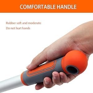 Professional Window Squeegee Cleaner, 2 in 1 Shower Squeegee with Extension Pole, 62‘’ Telescopic Window Washing Equipment with Bendable Head, Glass Cleaning Tools for Indoor/Outdoor High Window - Image 9