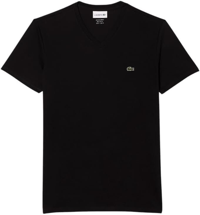 Lacoste Men's Legacy Short Sleeve V-Neck Pima Cotton Jersey T-Shirt - Image 6