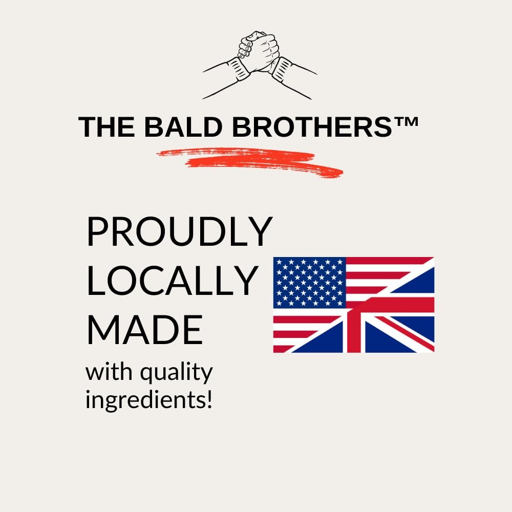 The Bald Brothers Bald Head Care with Apricot Seed Oil | Face & Scalp Moisturizer | Protects, Hydrates, Vegan, No Grease, Matte | Bald Head Moisturizer | No Fragrance | 90 Day Supply | 3oz - Image 8