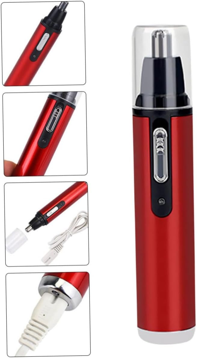 1Pc Rechargeable Nose Hair Trimmer Eyebrow Shaver for Men and Women Painless Electric Nose Hair Lightweight Durable for Travel Material Easy to Clean - Image 9