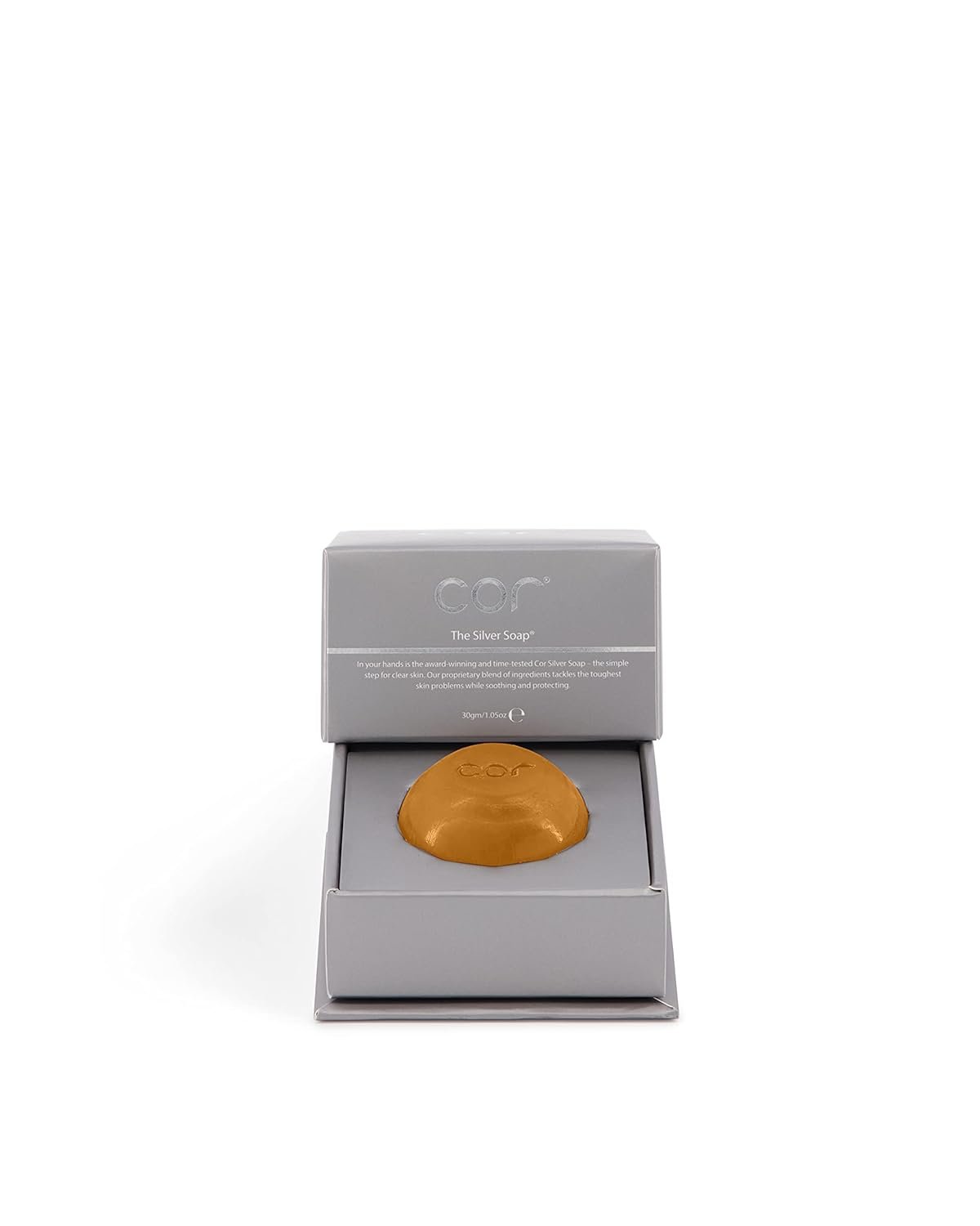 Cor Colloidal Silver Soap Bar, Simple Face Soap for Hydrating and Deep Cleansing, Natural Soap Bar with Colloidal Silver for Gentle Skin Care - Image 2