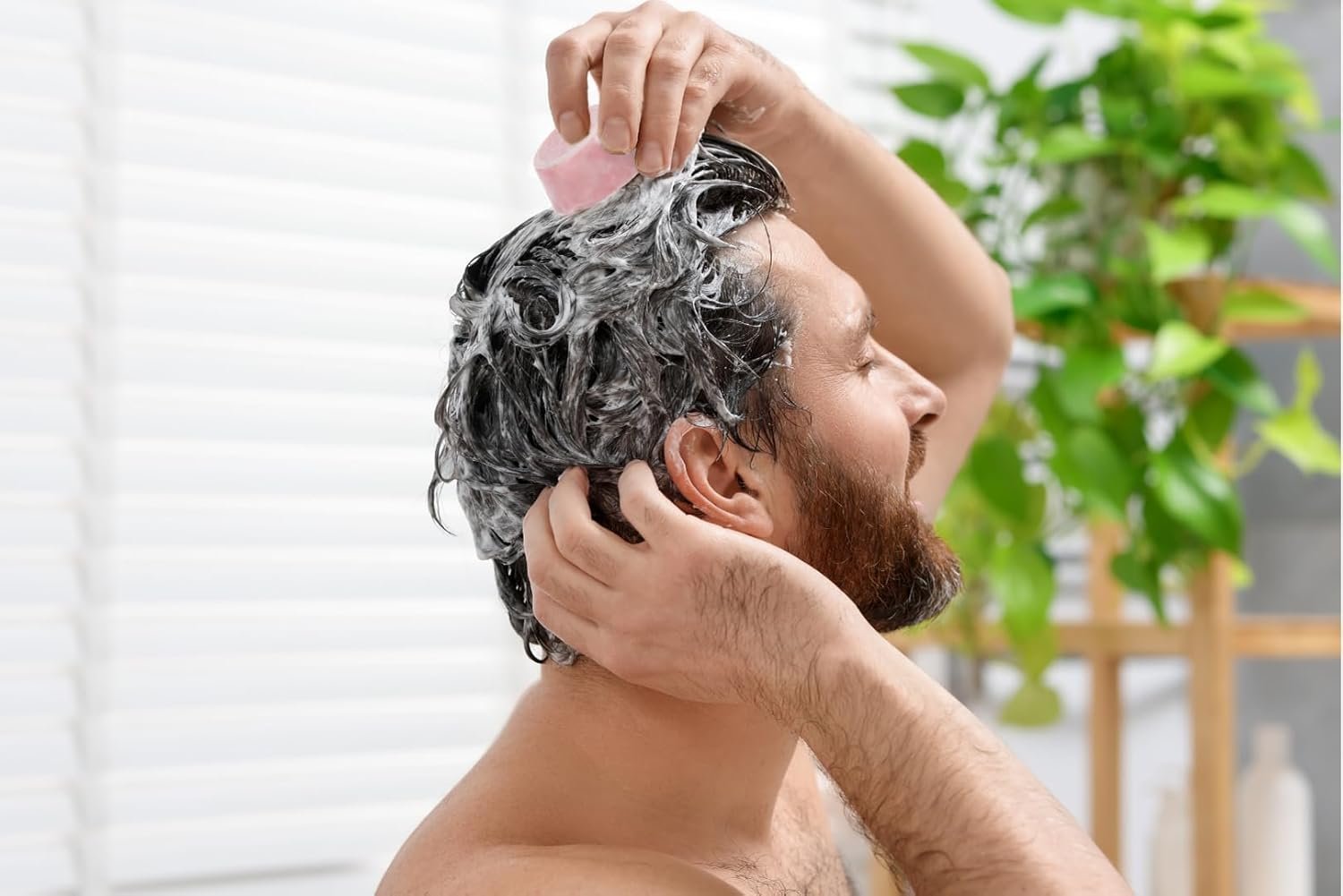 Anti-Dandruff Shampoo & Conditioner Bar Set with Neem & Tea Tree – Soothing Scalp Care for Flake Control & Hydration | 2 x 3.5 oz Bars | BIORR Luxe Collection | Vegan, Plastic-Free, Unisex - Image 7