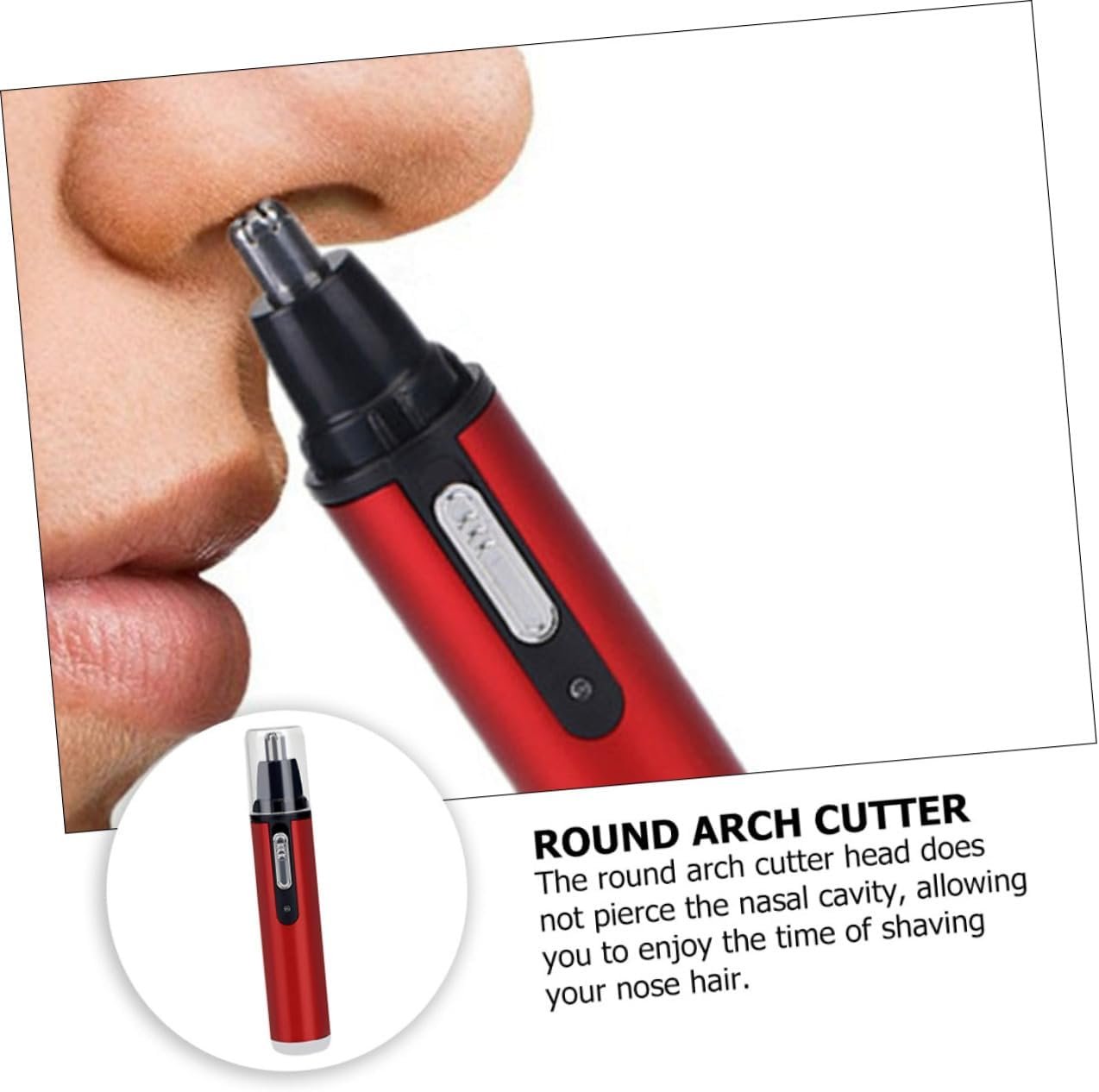 1Pc Electric Nose Hair Trimmer Eyebrow Razor for Men and Women Rechargeable Portable Hair Remover Painless Cutting Tool for Nose Eyebrows Durable Design - Image 8