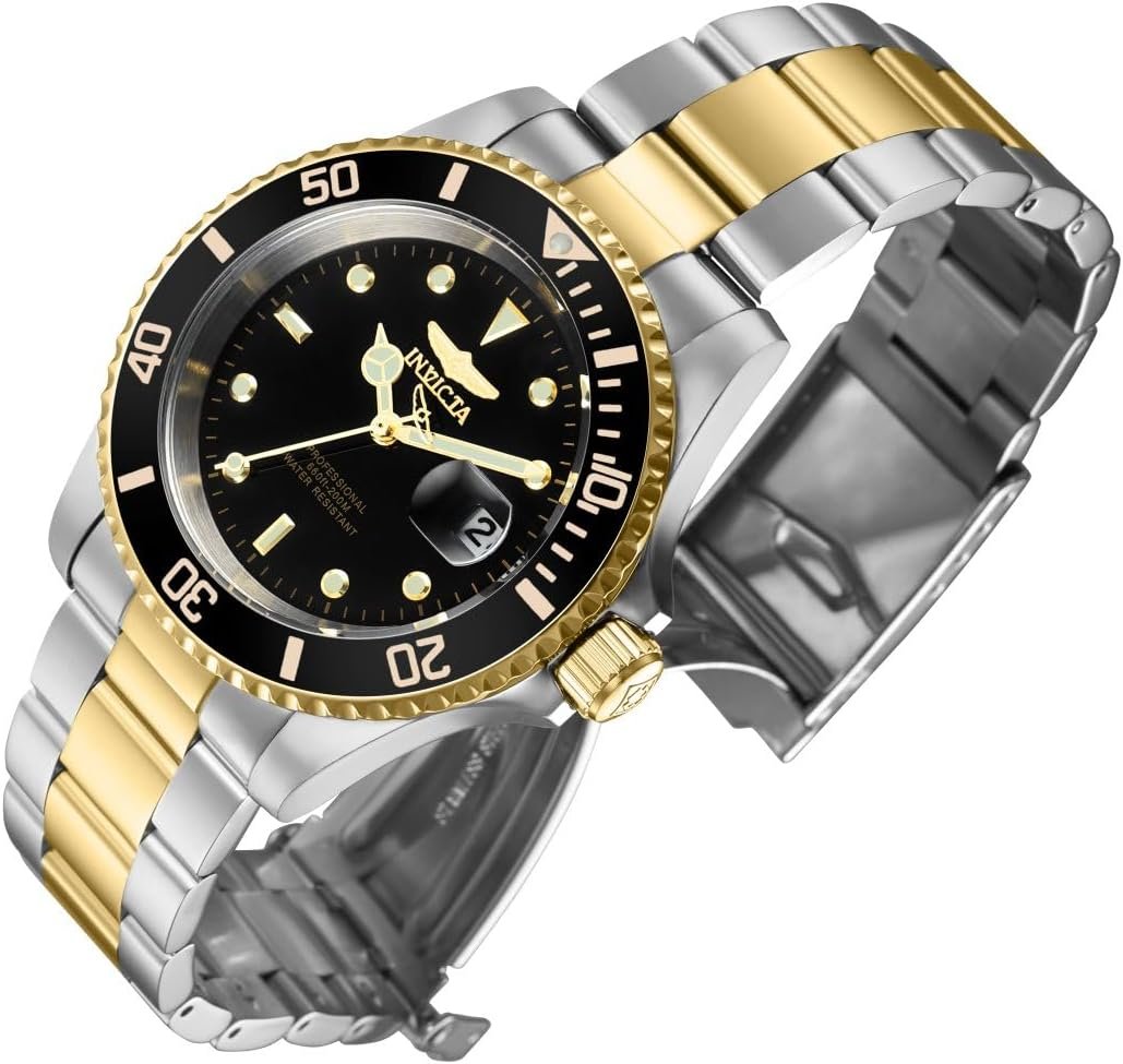 Invicta Men's Pro Diver Quartz Watch with Stainless Steel Strap - Image 3