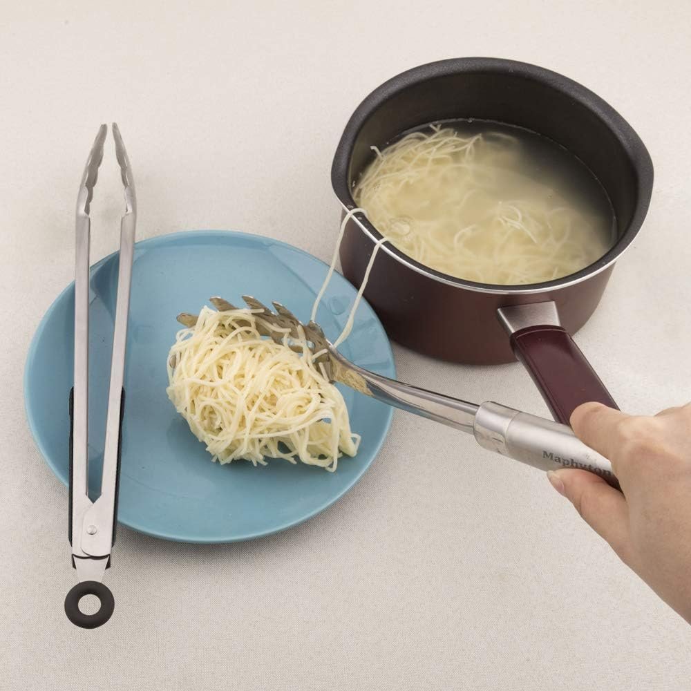 Cooking Utensil Set, 11 PCS Stainless Steel Kitchen Utensil Set, Nonstick Kitchen Gadgets Cookware Set with Spatula - Image 8