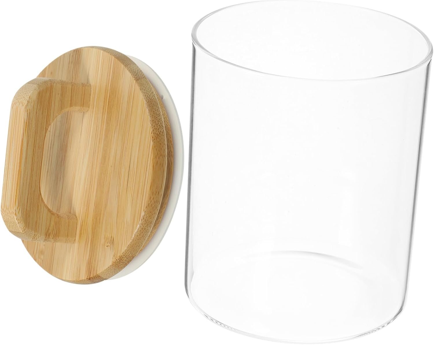 Airtight Glass Storage Jar with Lid Clear Coffee Bean Container Handy Kitchen Canister for Food Storage and Design - Image 2