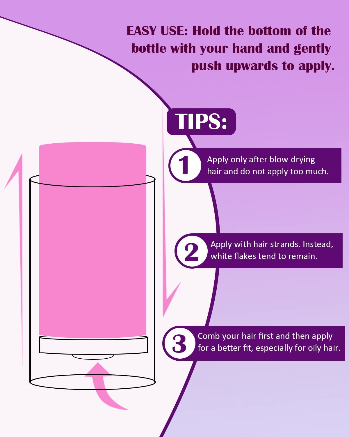 Hair Wax Stick, 2.7 oz - Pomade Tamer Stick for Smoothing Flyaways Edge Control, Long Lasting Styling Cream Gel, Women Slick Back Hair Glue, Bed Head for Wigs - Image 7