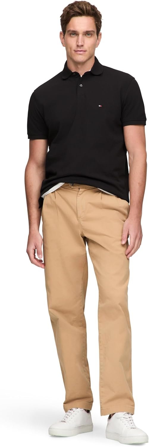 Tommy Hilfiger Men's Short Sleeve Polo Shirts in Classic Fit with Stretch and Organic Pique Cotton - Image 4