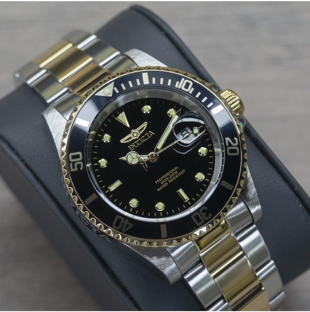 Invicta Men's Pro Diver Quartz Watch with Stainless Steel Strap - Image 7