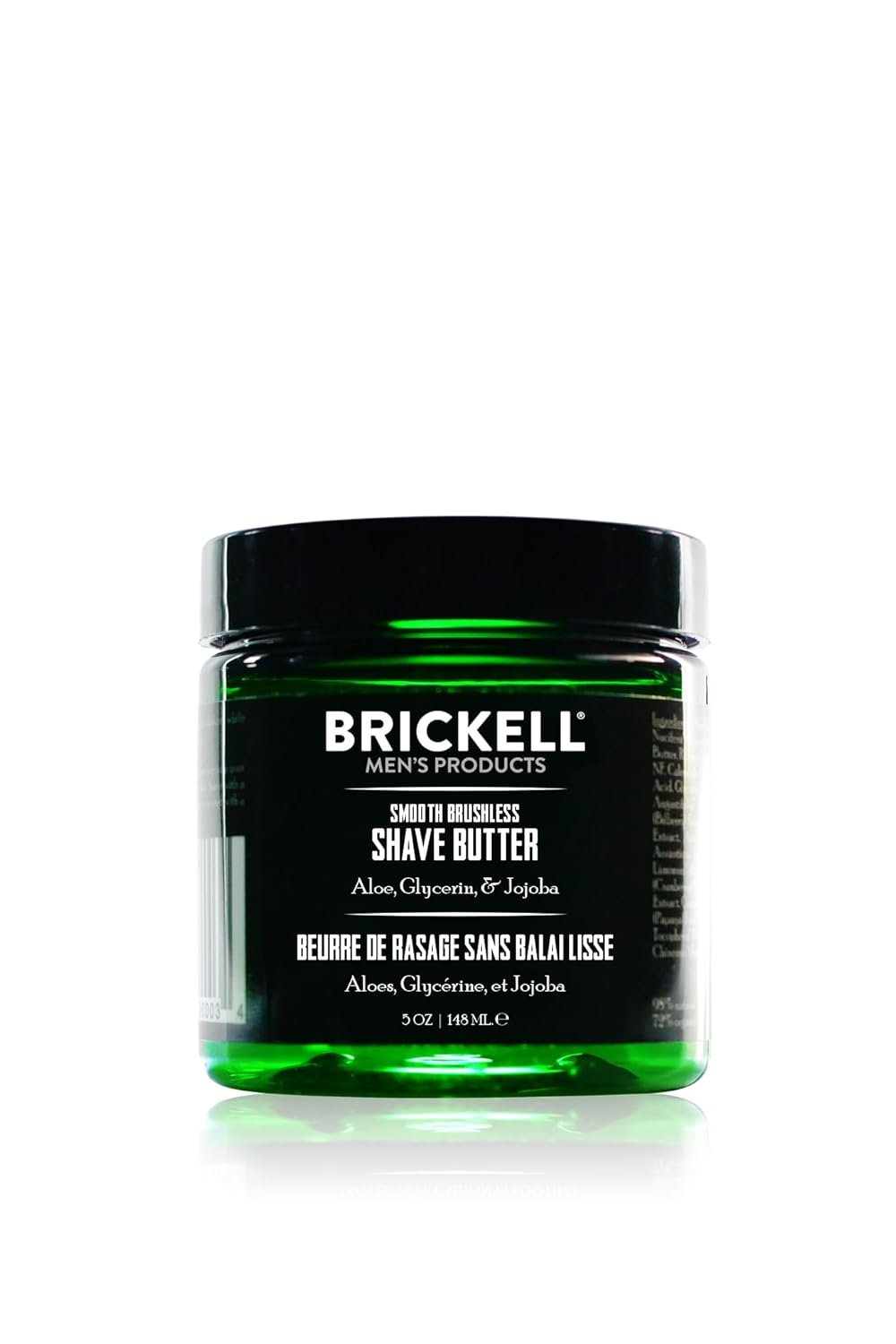 Brickell Men's Smooth Brushless Shave Butter for Men, Natural and Organic Smooth Shaving Butter to Fight Nicks, Cuts and Razor Burn, 5 Ounce, Scented - Image 2