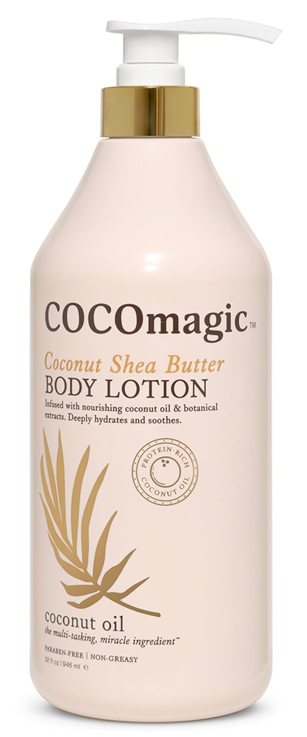 Cocomagic Coconut Shea Butter Body Lotion | Deeply Hydrating & Non-Greasy Moisturizer for Soft, Smooth Skin | Paraben-Free & Gentle for All Skin Types (32 Fl Oz) - Image 2