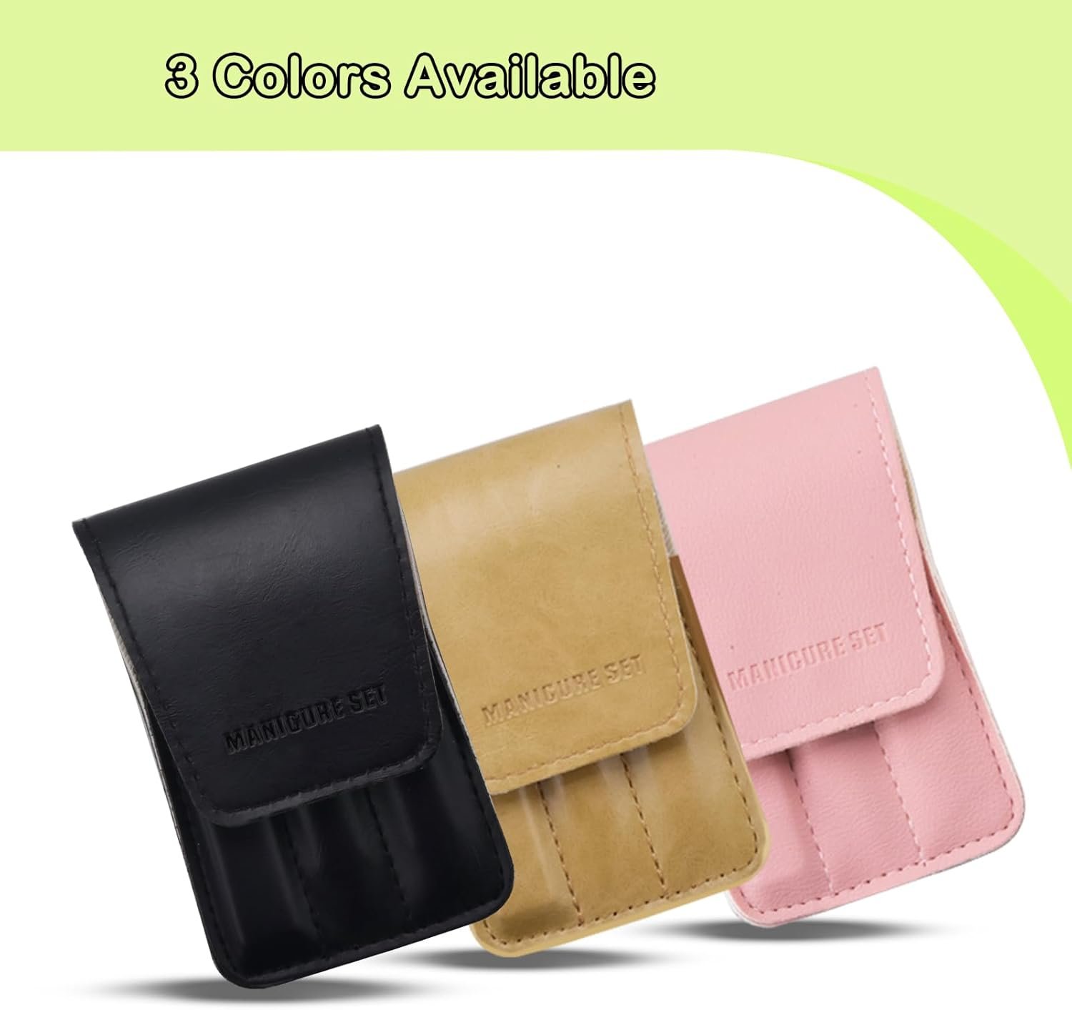 Nail Clipper Set with Leather Case, 6 in 1 Manicure Set Kit Personal Stainless Steel Fingernail Toenail Cutters, Suitable for Home, Workplace, Outdoor Travel, Gift for Men Women, Dark Black - Image 10